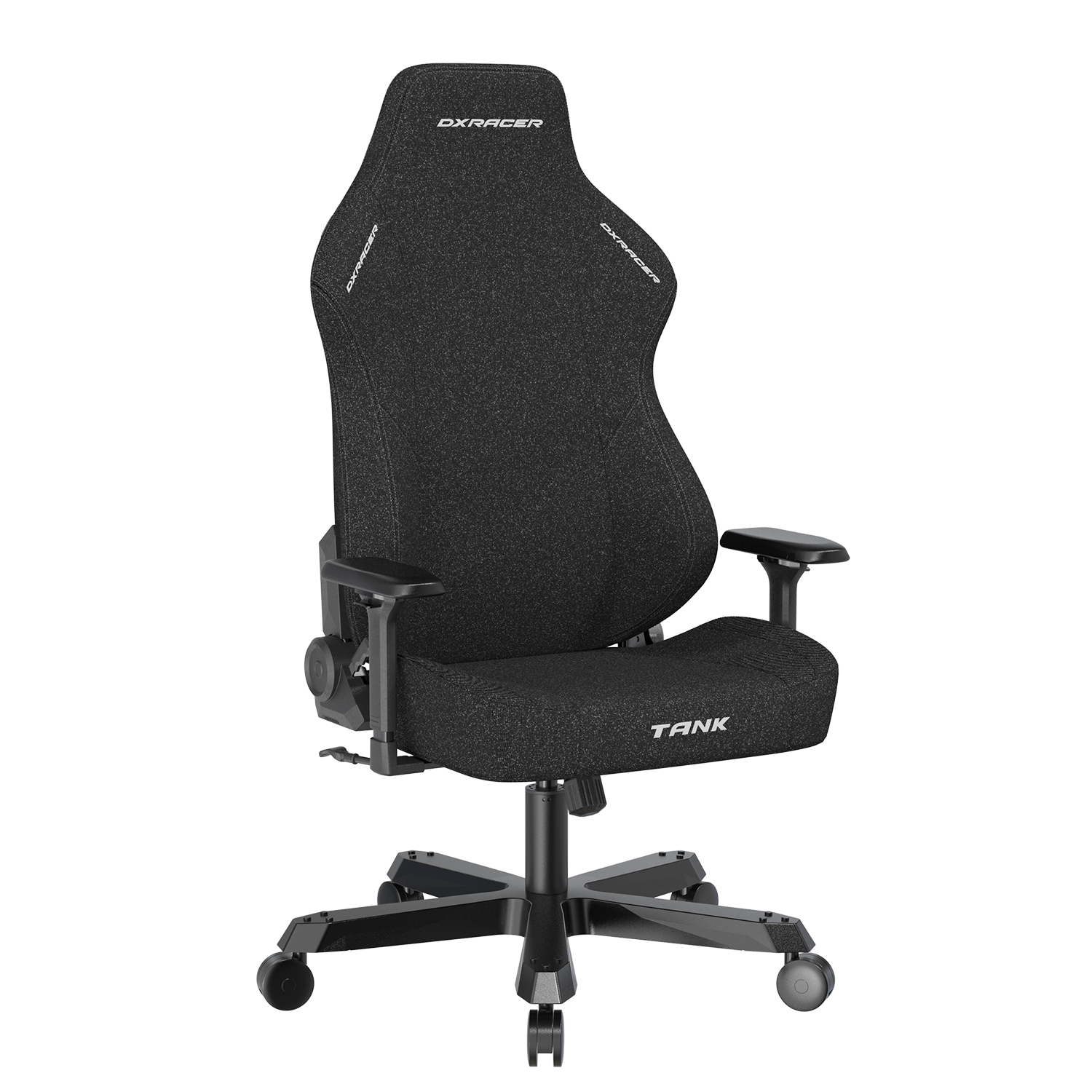 DXRacer XXL Büro- & Gaming Stuhl, TANK Serie-TM, Schwarz, Stoffbezug, 180 kg