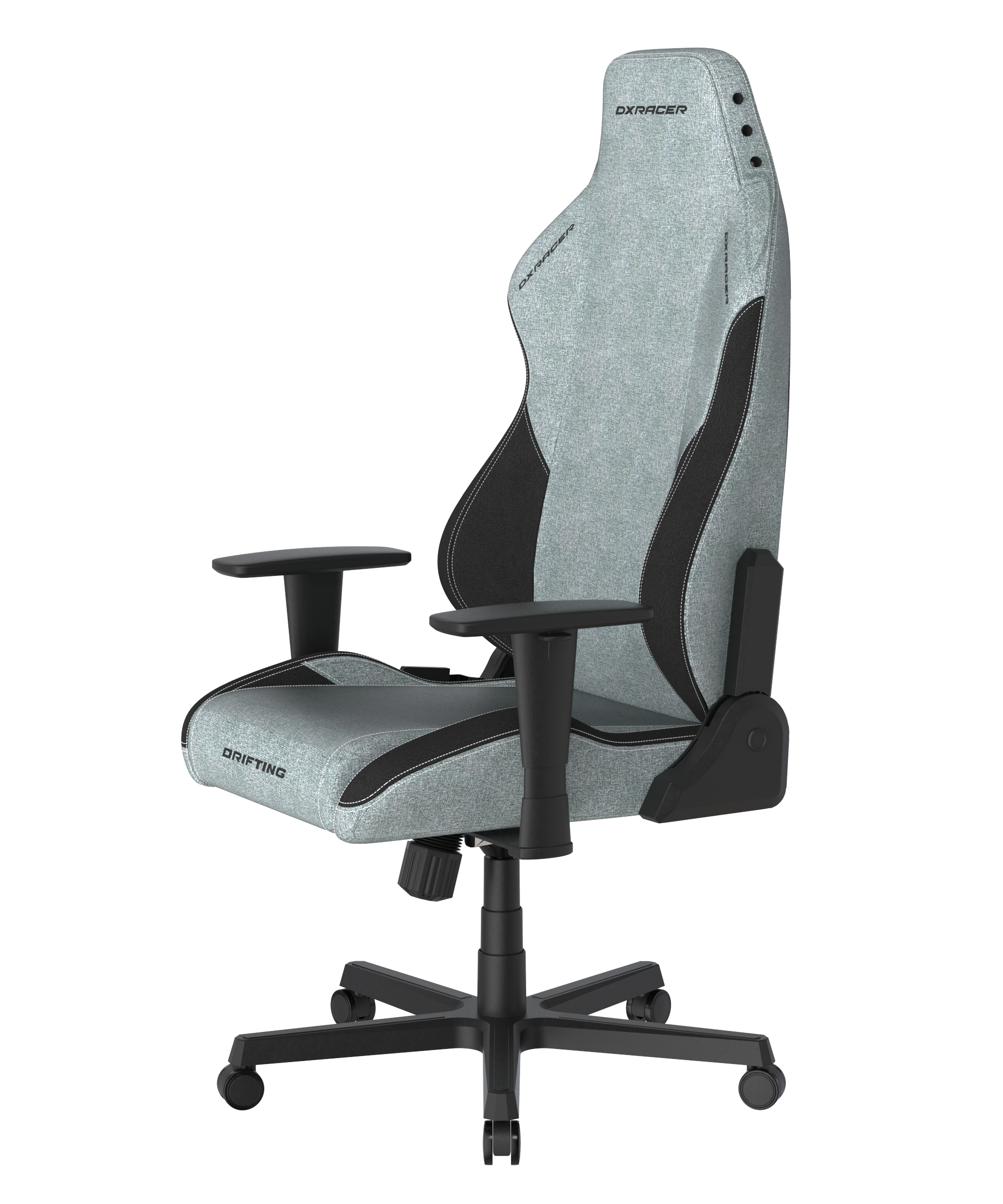 DXRacer Büro- & Gaming Stuhl, DRIFTING Serie, Stoffbezug, Cyan-Schwarz