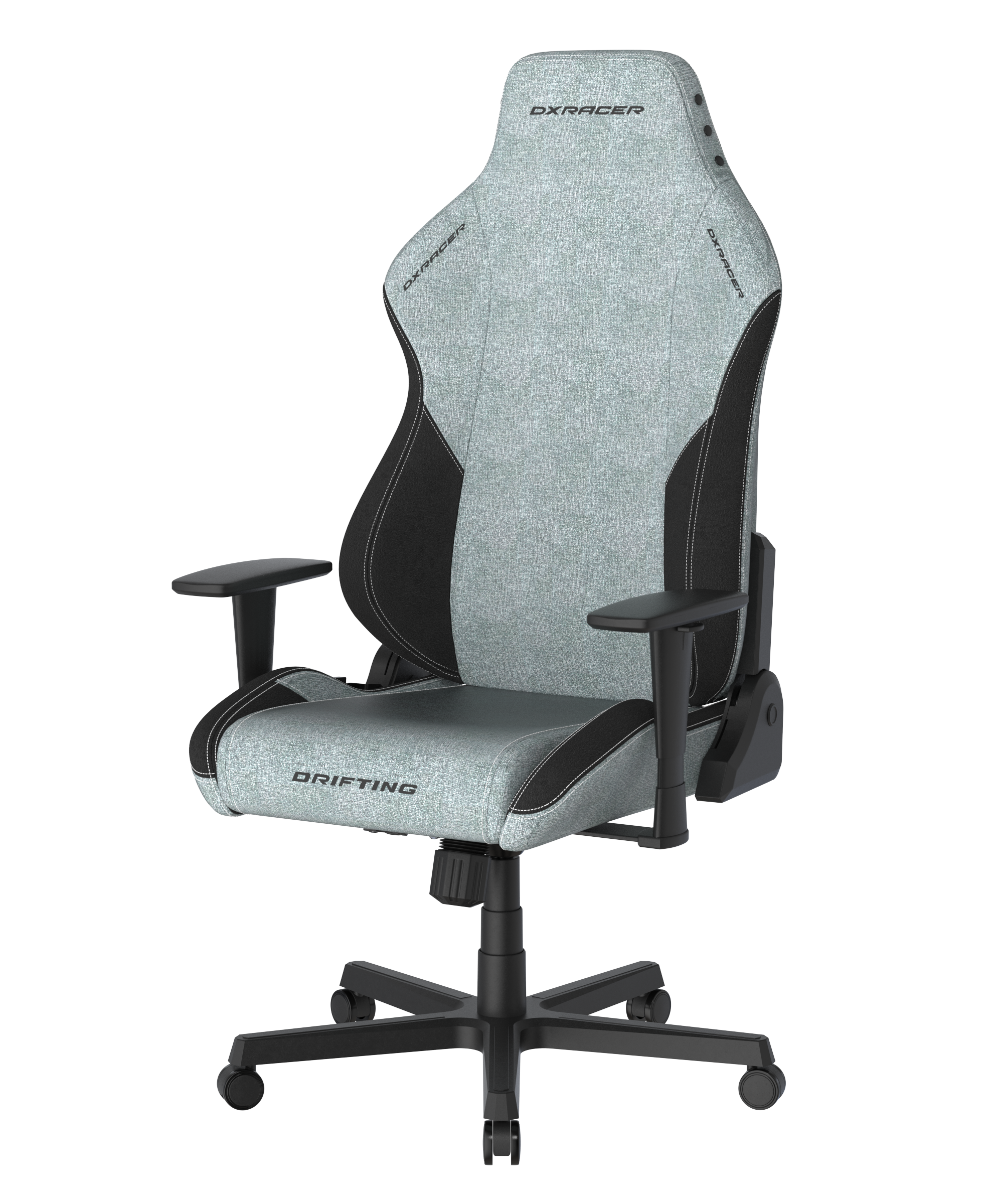 DXRacer Büro- & Gaming Stuhl, DRIFTING Serie, Stoffbezug, Cyan-Schwarz