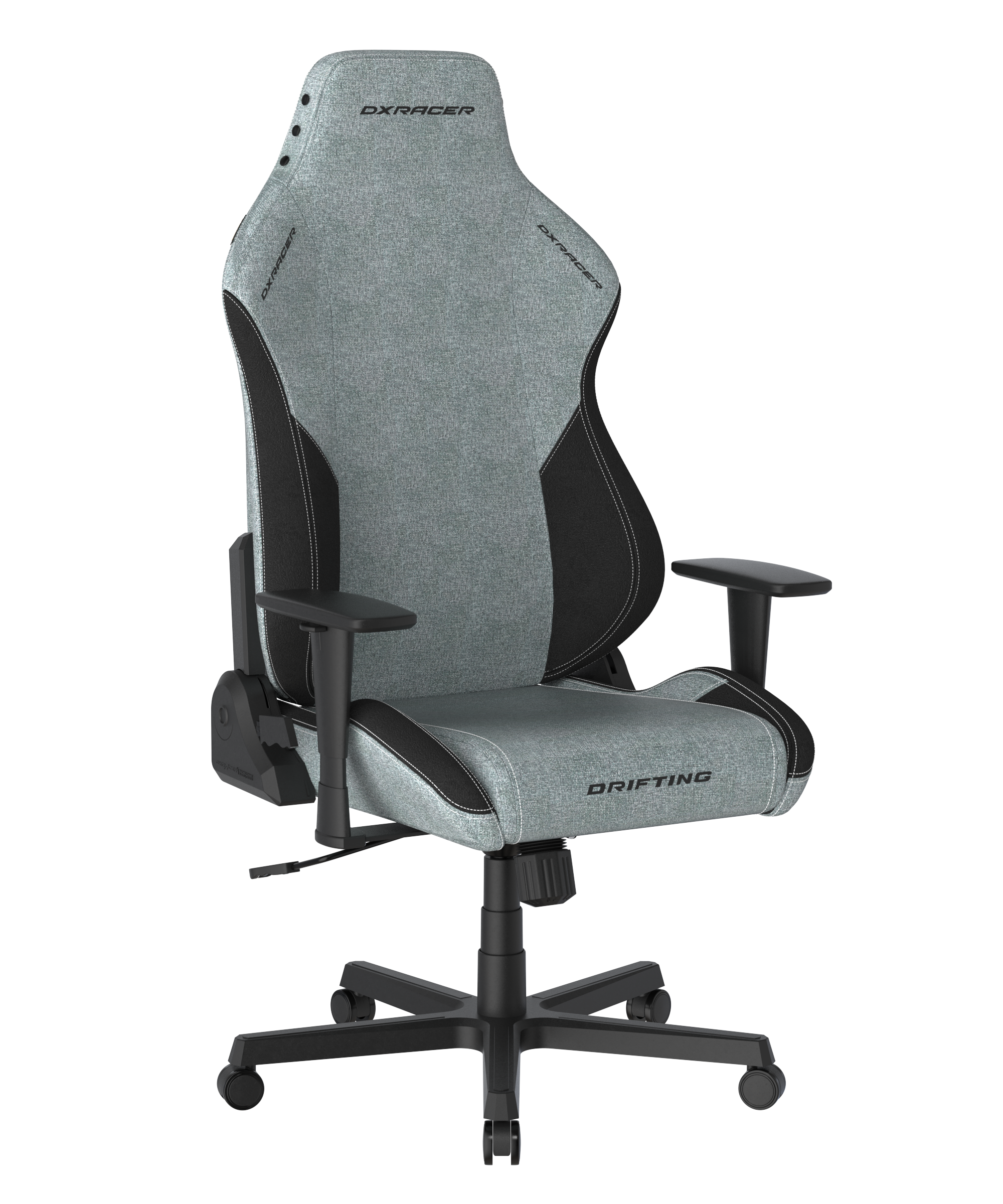 DXRacer Büro- & Gaming Stuhl, DRIFTING Serie, Stoffbezug, Cyan-Schwarz