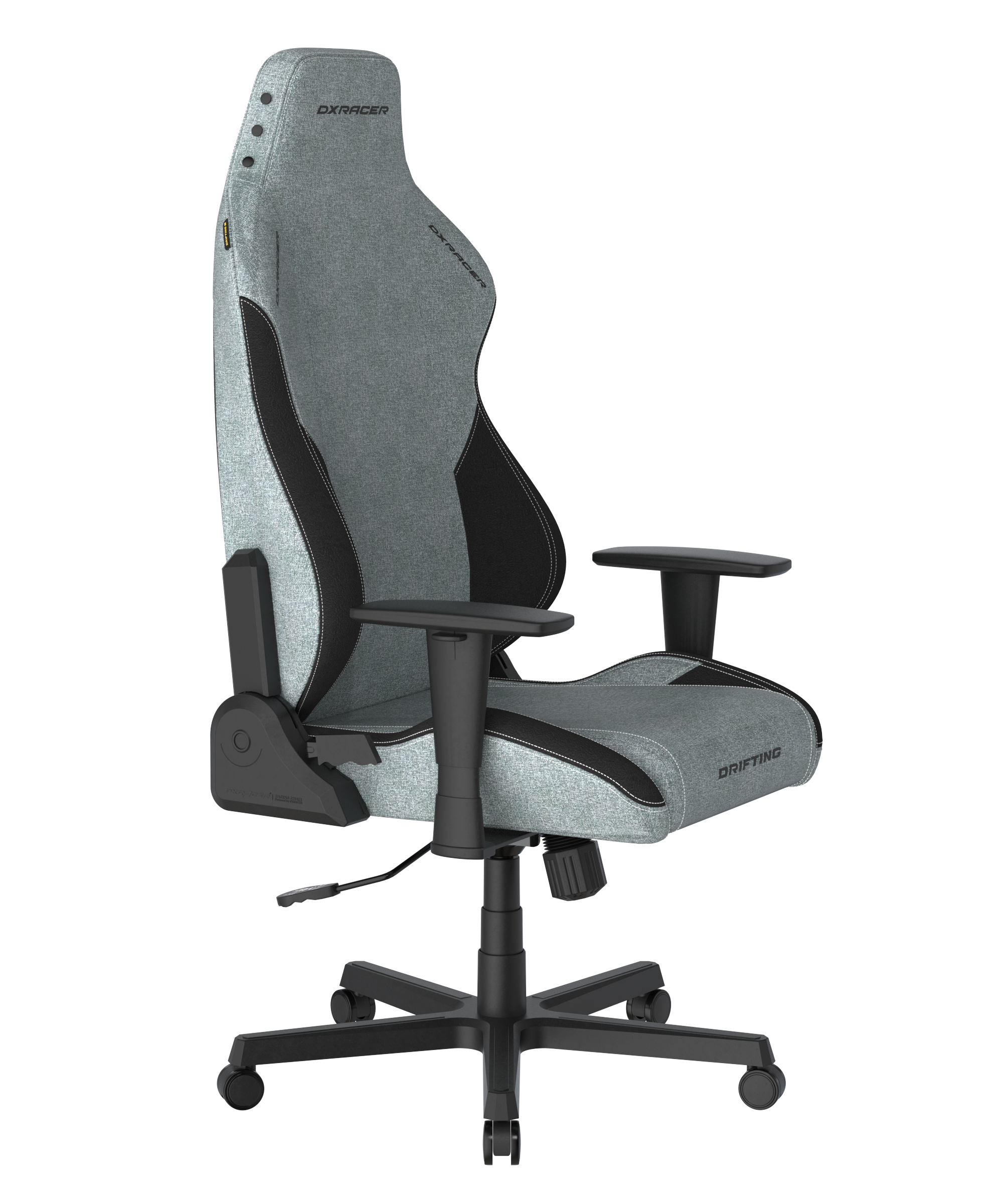 DXRacer Büro- & Gaming Stuhl, DRIFTING Serie, Stoffbezug, Cyan-Schwarz