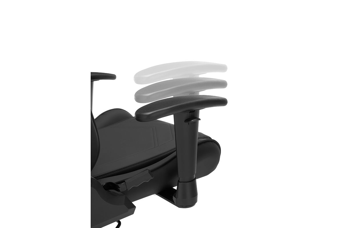 DXRacer Büro- & Gaming Stuhl, PRINCE Serie, schwarz, Kunstleder