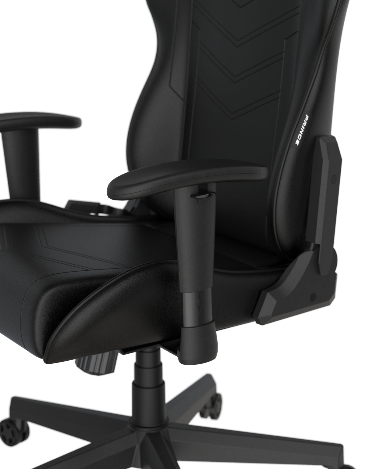 DXRacer Büro- & Gaming Stuhl, PRINCE Serie, schwarz, Kunstleder