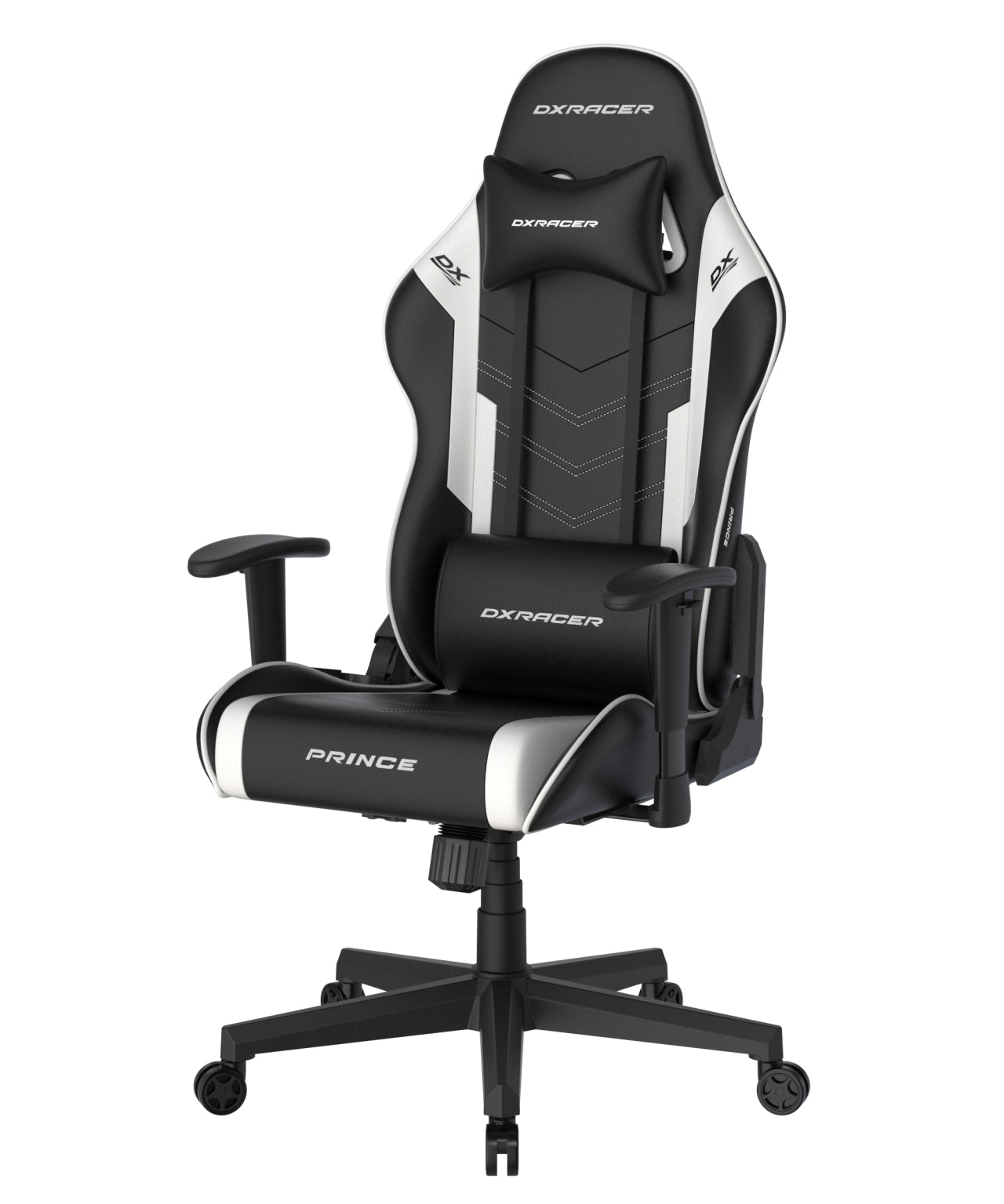 DXRacer Büro- & Gaming Stuhl, PRINCE Serie, schwarz-weiss