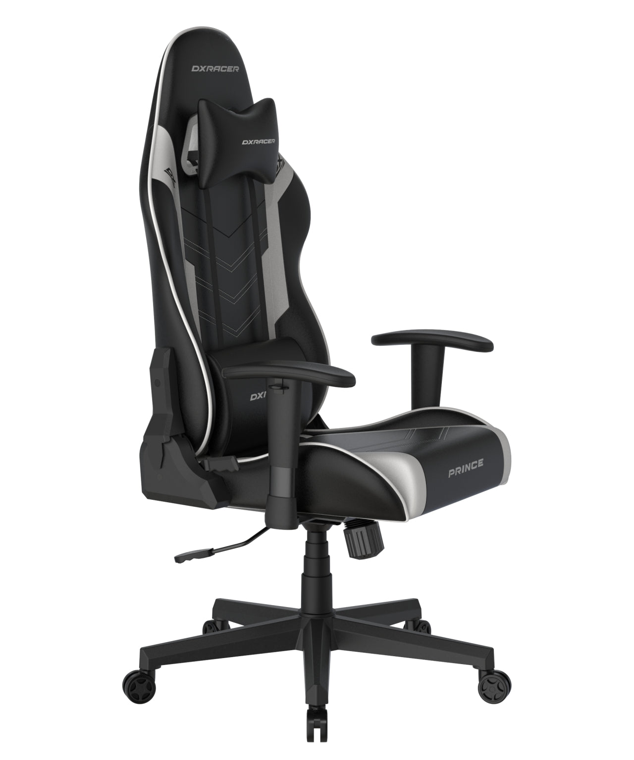 DXRacer Büro- & Gaming Stuhl, PRINCE Serie, schwarz-weiss