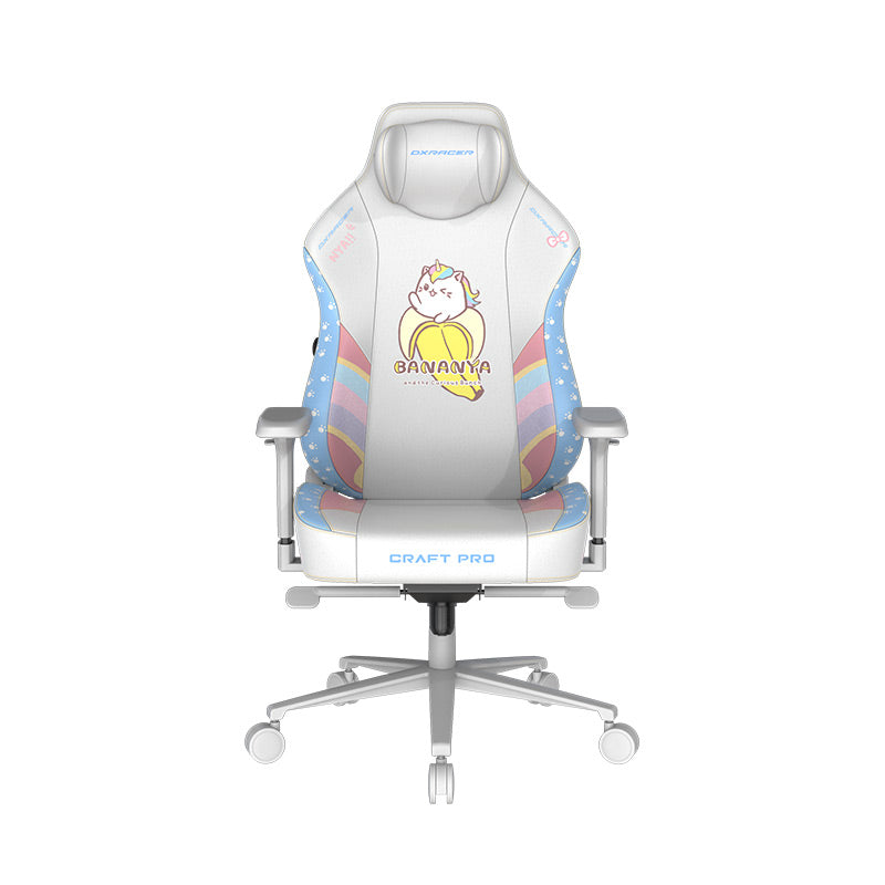 DXRacer Büro- & Gaming Stuhl, Craft Serie, Kunstleder, Bananya Cat