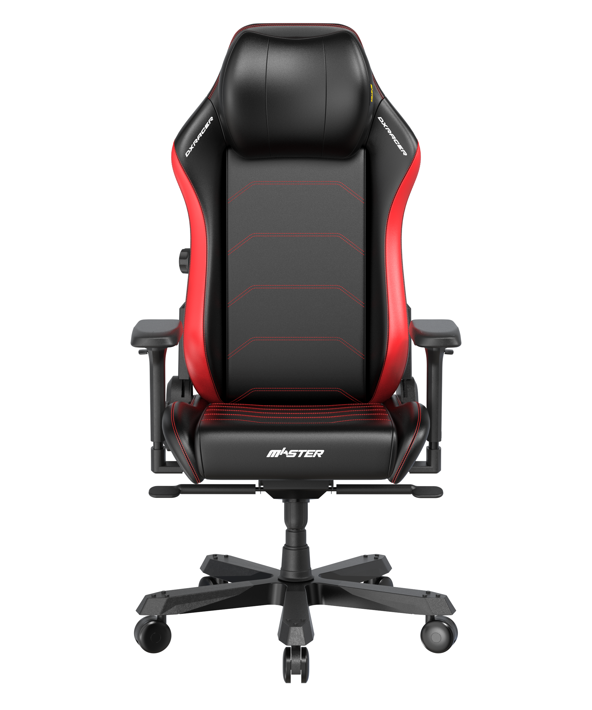 DXRacer Büro- & Gaming Stuhl, MASTER Serie, Schwarz-Rot, Kunstleder