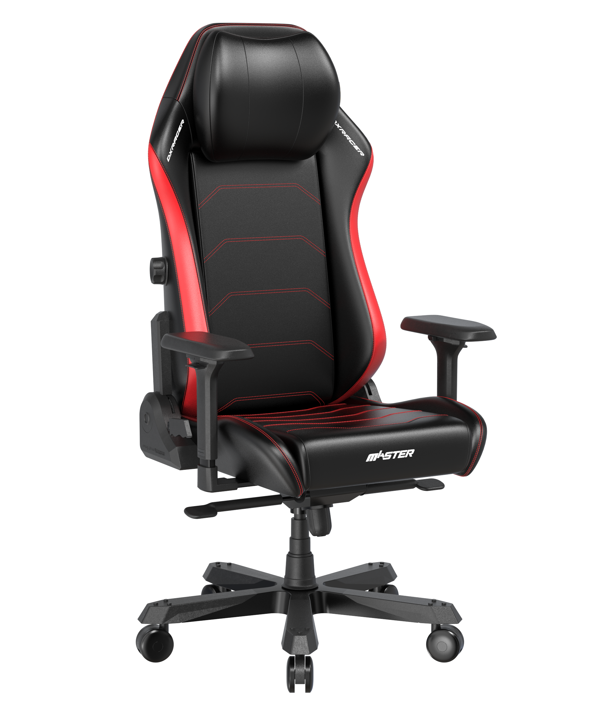 DXRacer Büro- & Gaming Stuhl, MASTER Serie, Schwarz-Rot, Kunstleder