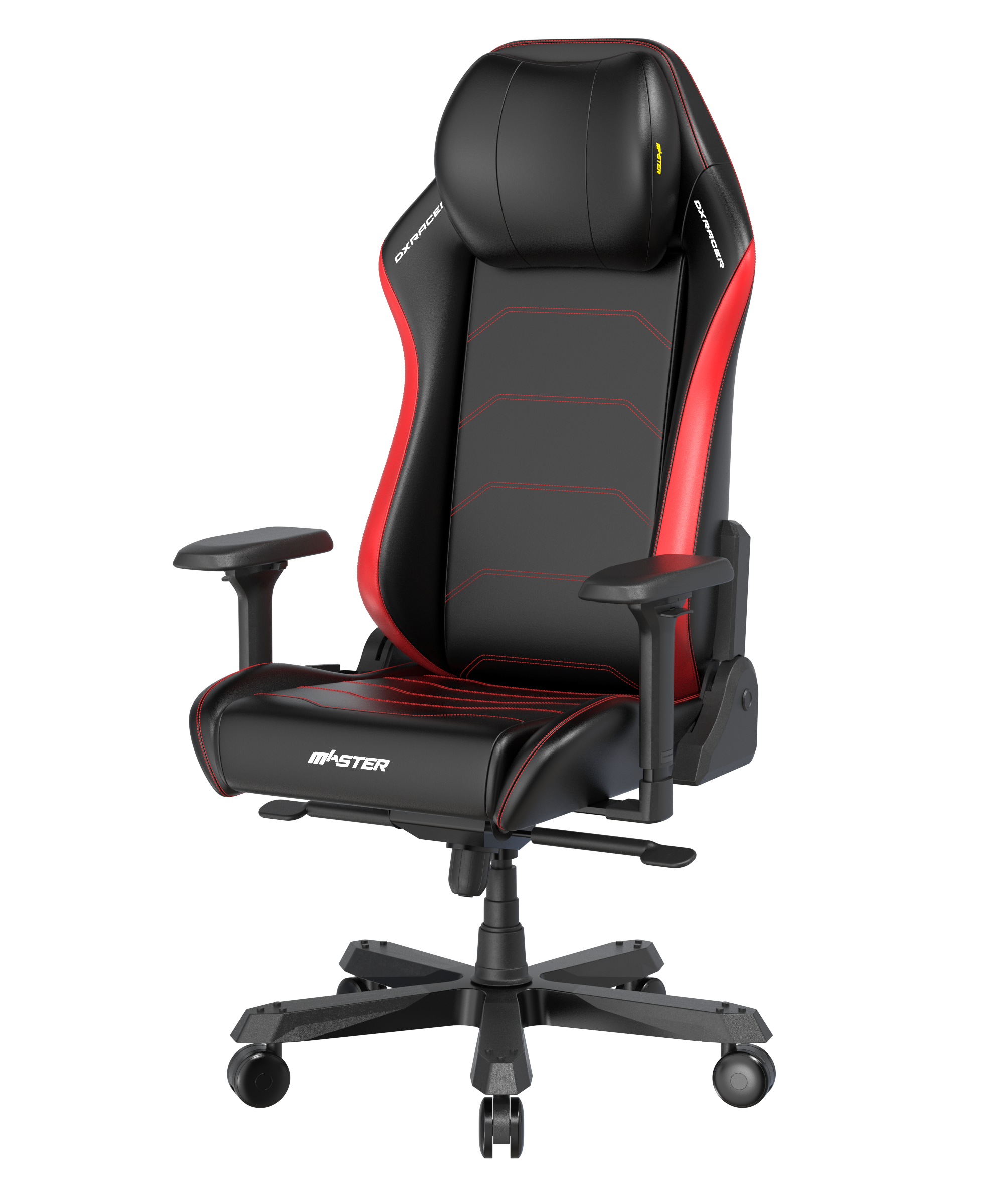 DXRacer Büro- & Gaming Stuhl, MASTER Serie, Schwarz-Rot, Kunstleder