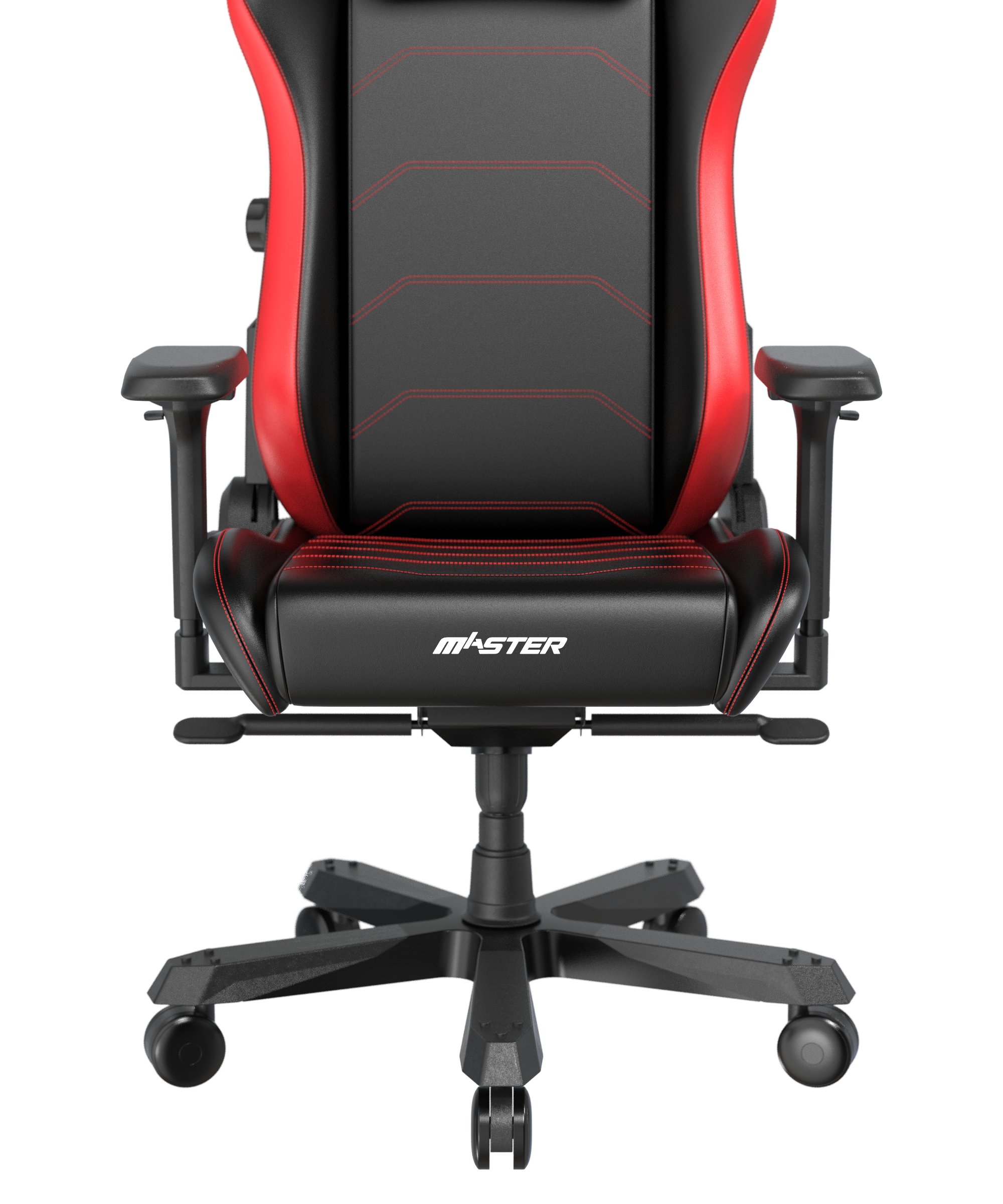 DXRacer Büro- & Gaming Stuhl, MASTER Serie, Schwarz-Rot, Kunstleder
