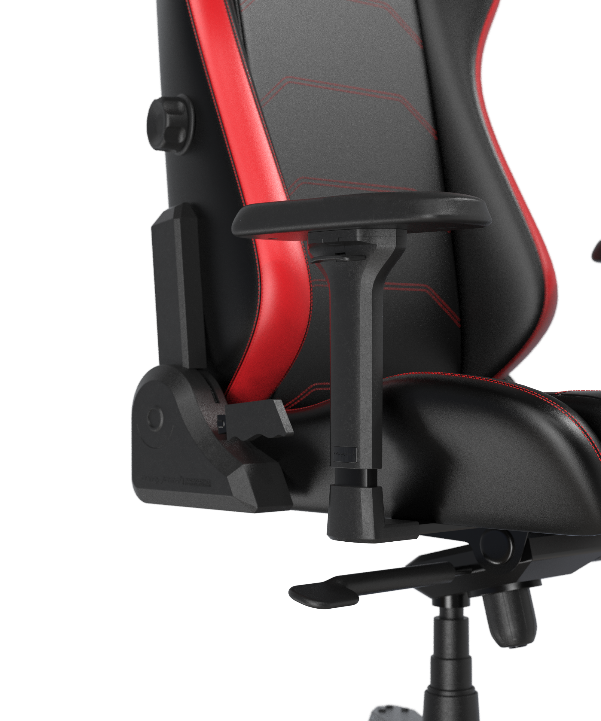 DXRacer Büro- & Gaming Stuhl, MASTER Serie, Schwarz-Rot, Kunstleder