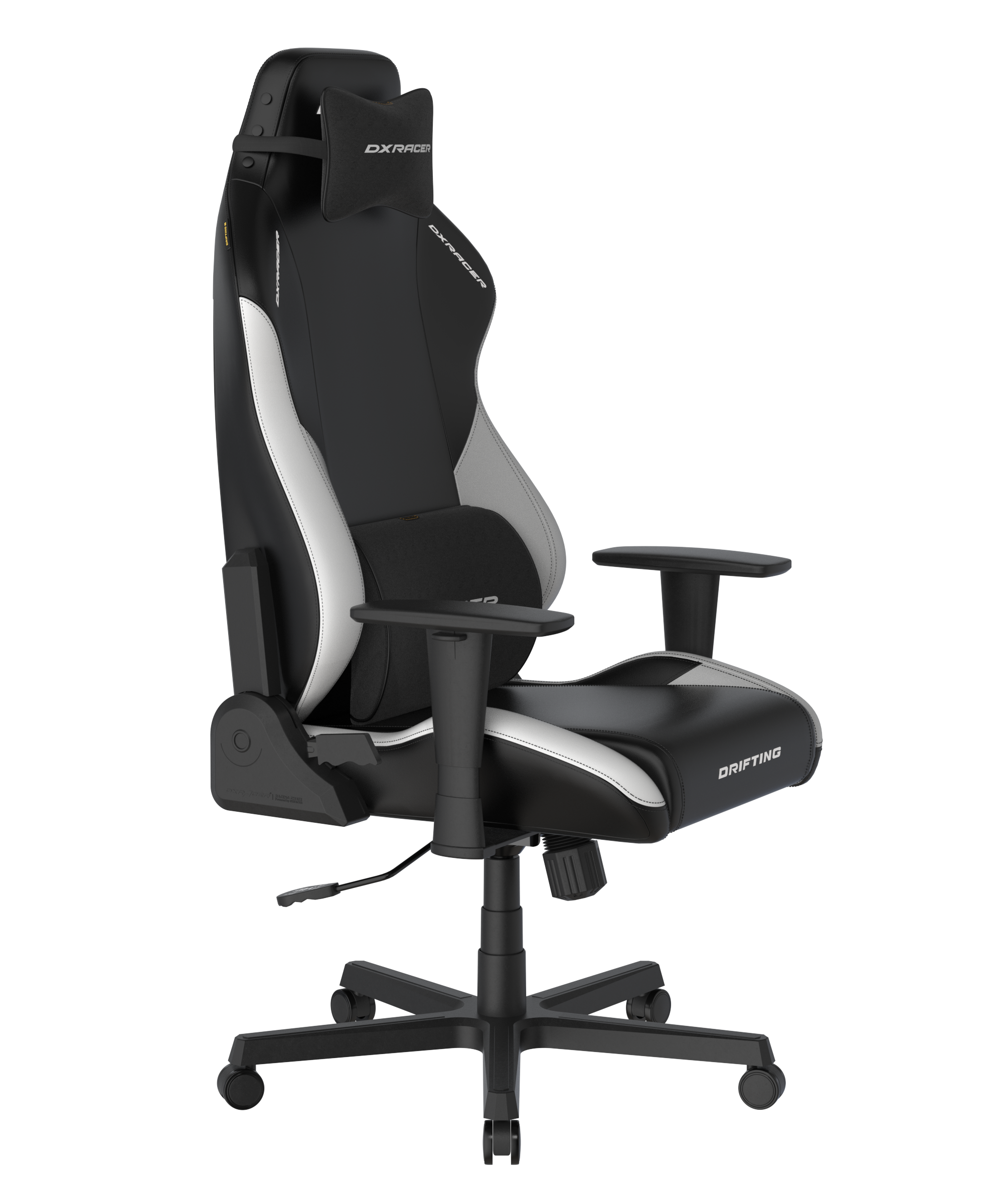DXRacer Büro- & Gaming Stuhl, Drifting Serie XL, Kunstleder, Schwarz-weiß, B-Ware