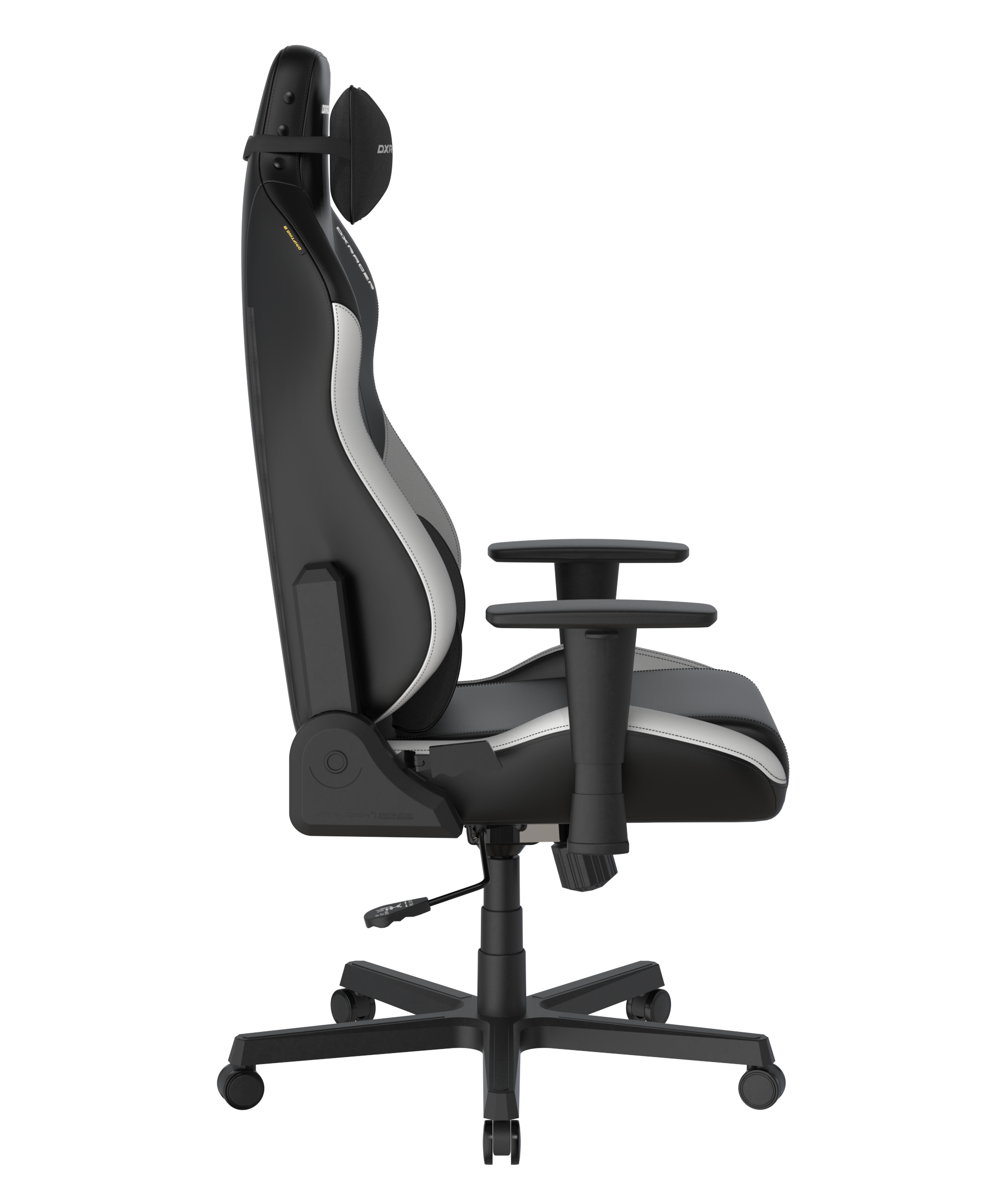 DXRacer Büro- & Gaming Stuhl, Drifting Serie XL, Kunstleder, Schwarz-weiß, B-Ware