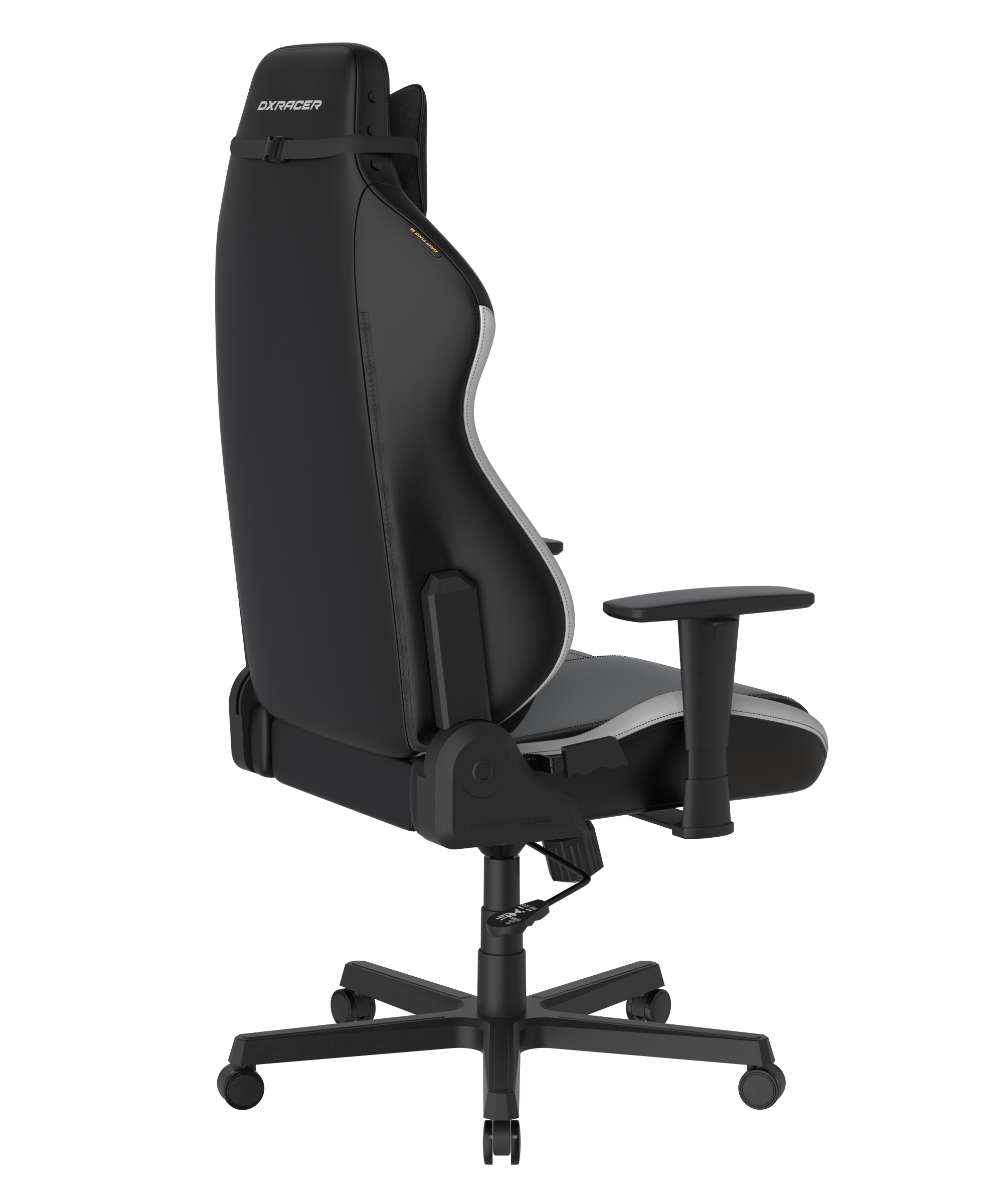 DXRacer Büro- & Gaming Stuhl, Drifting Serie XL, Kunstleder, Schwarz-weiß, B-Ware