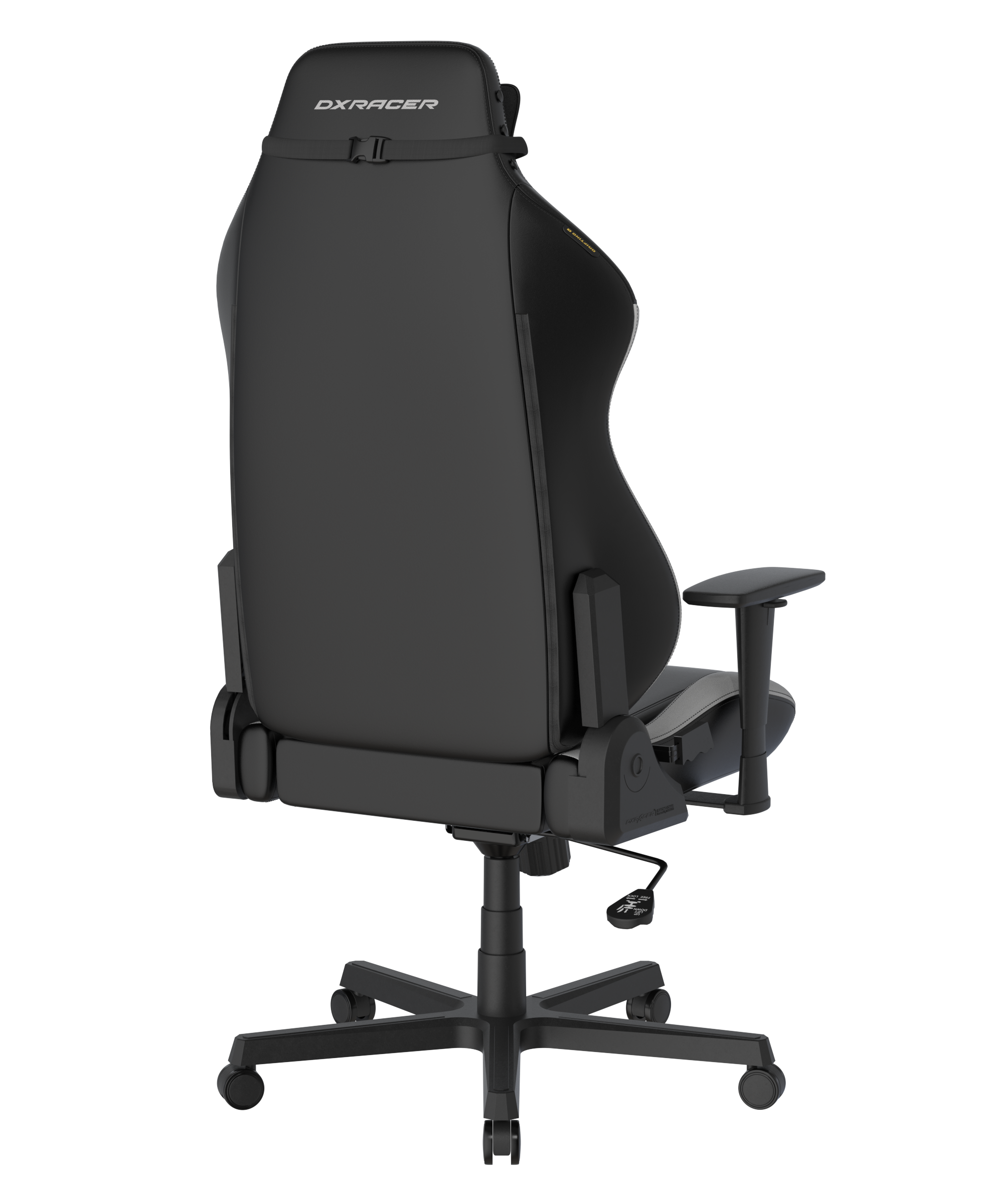 DXRacer Büro- & Gaming Stuhl, Drifting Serie XL, Kunstleder, Schwarz-weiß, B-Ware
