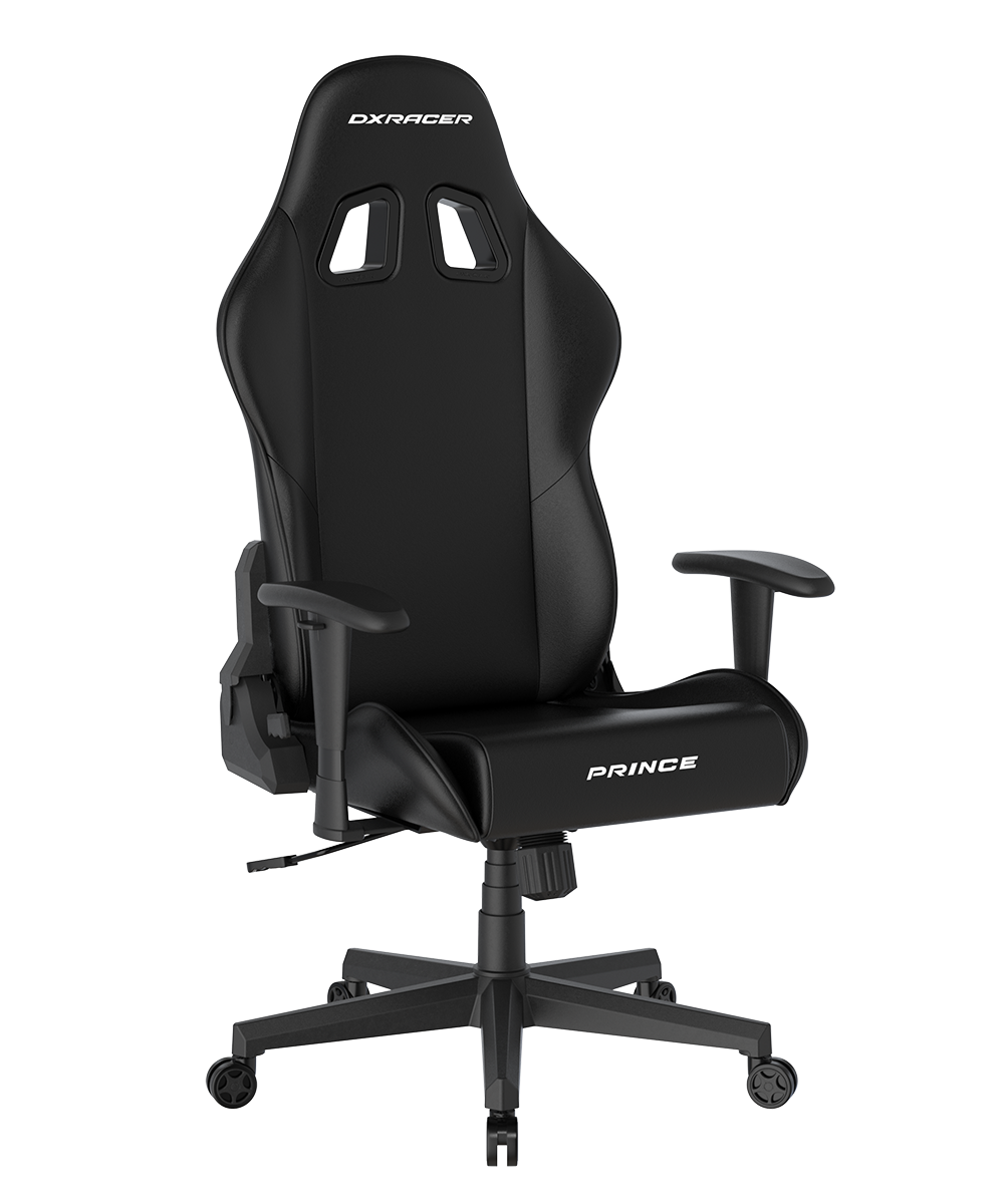 DXRacer Büro- & Gaming Stuhl, PRINCE Serie, Kunstleder, schwarz