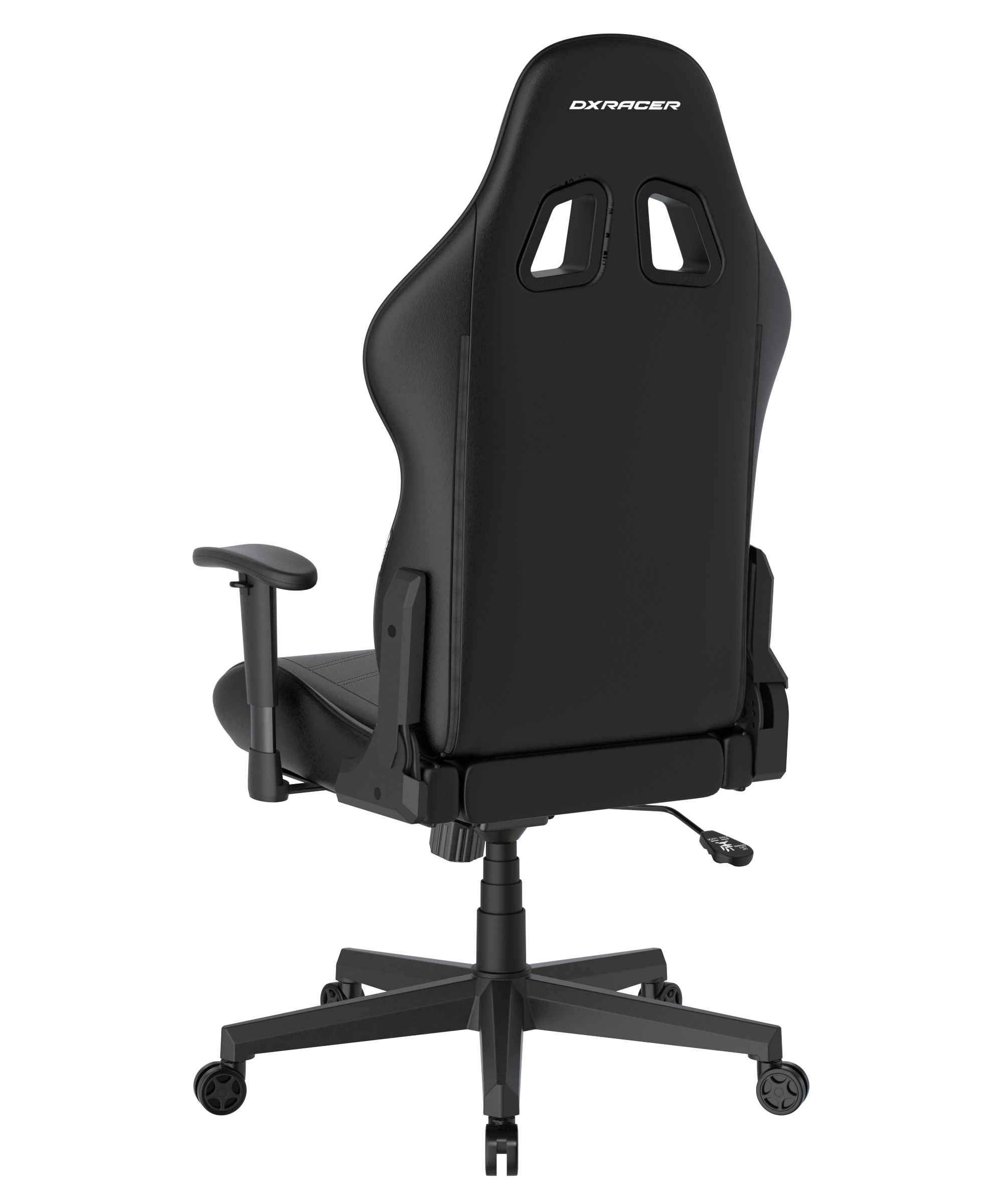 DXRacer Büro- & Gaming Stuhl, PRINCE Serie, Kunstleder, schwarz mit weißen Nähten