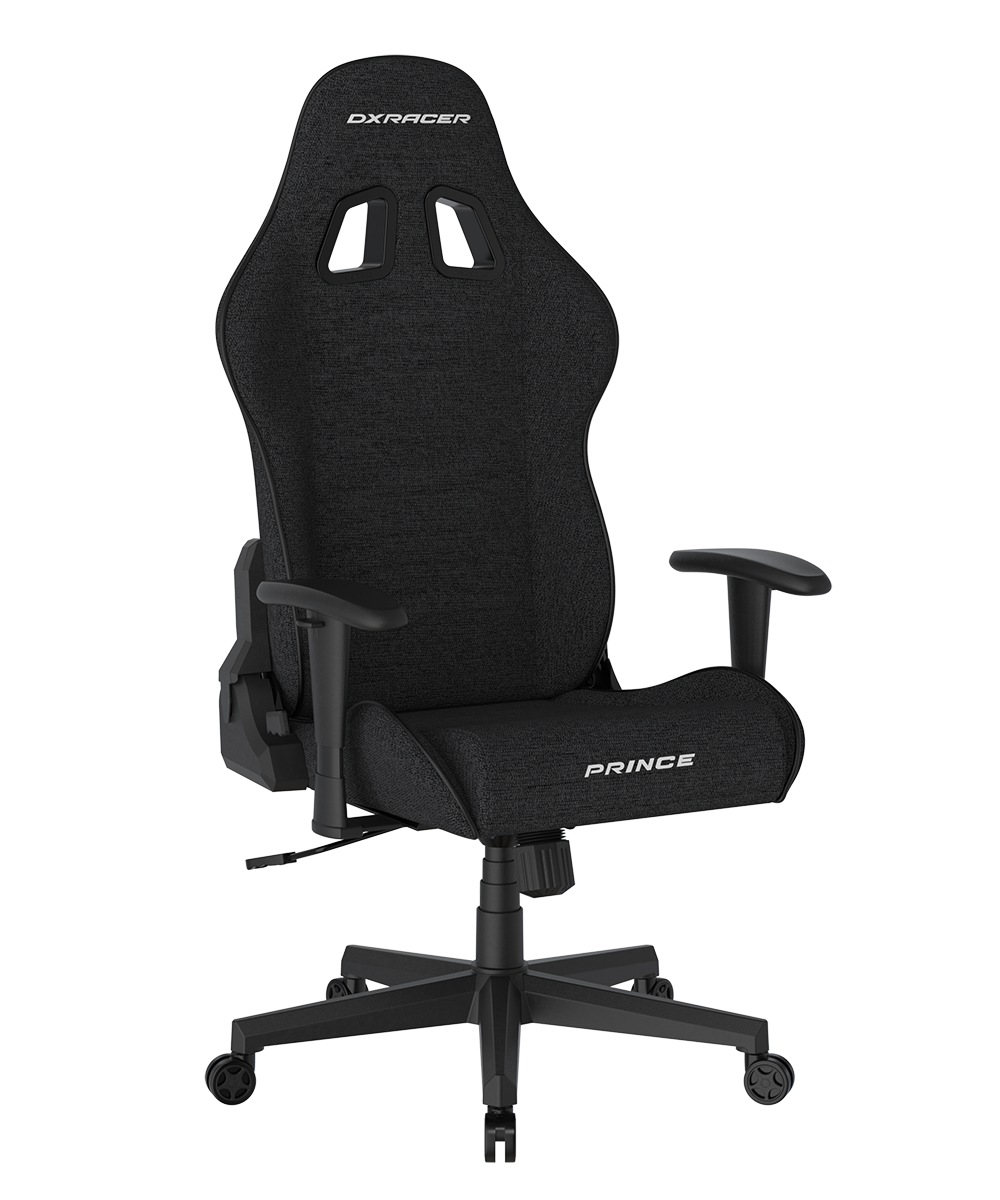 DXRacer Büro- & Gaming Stuhl, PRINCE Serie, wasserabweisender Stoff, schwarz