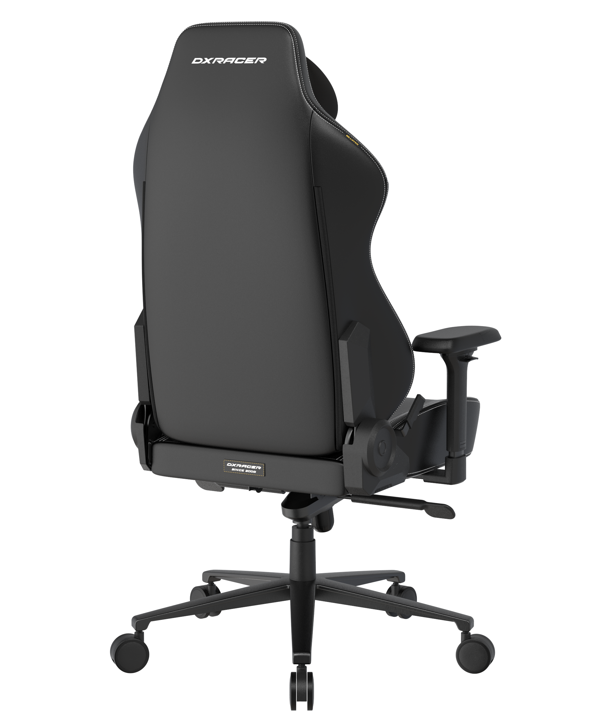 DXRacer Büro- & Gaming Stuhl, Craft Serie XL, Kunstleder, schwarz mit weißen Nähten