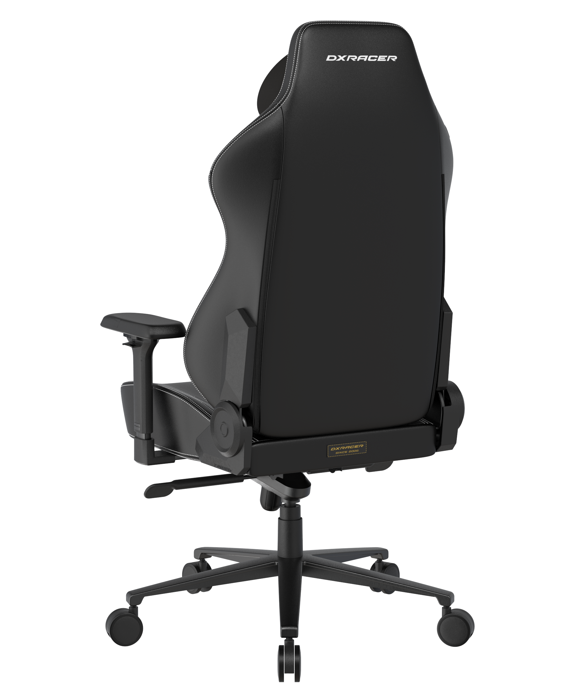 DXRacer Büro- & Gaming Stuhl, Craft Serie XL, Kunstleder, schwarz mit weißen Nähten