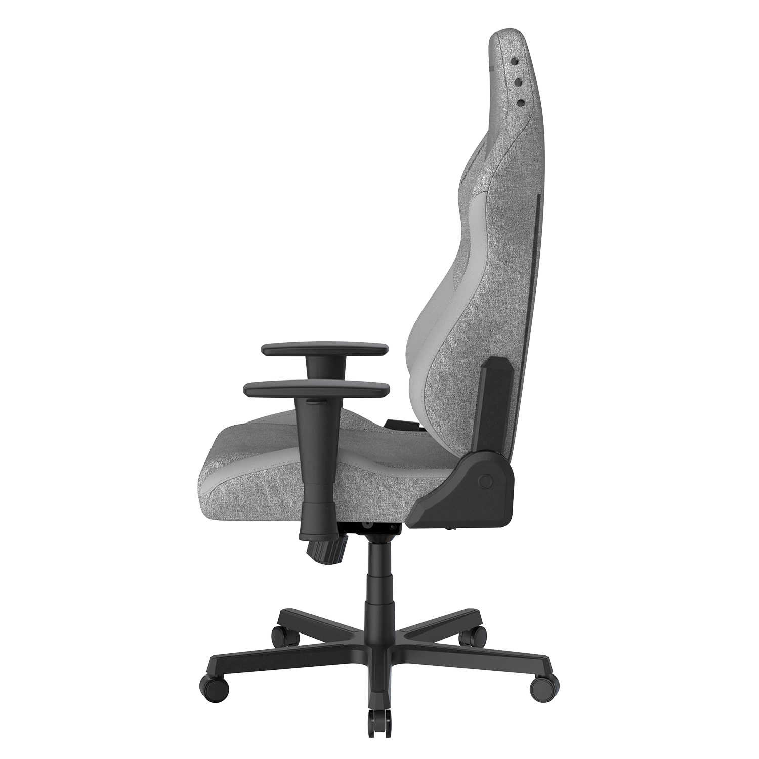DXRacer Büro- & Gaming Stuhl, DRIFTING Serie, Grau, Stoffbezug + Nubukimitat