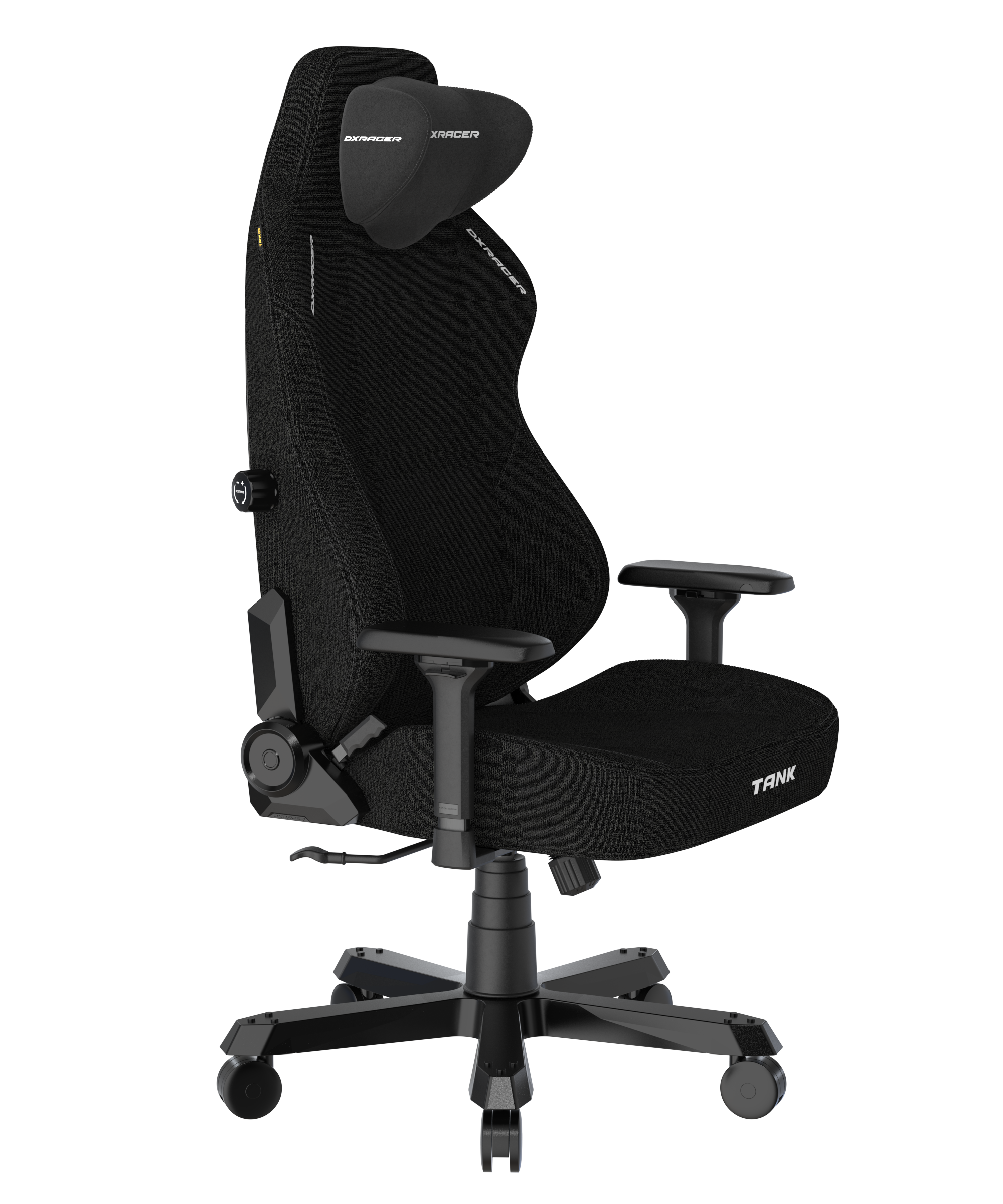DXRacer XXL Büro- & Gaming Stuhl, TANK Serie-TK, 180 kg, Schwarz, Stoff / B-Ware