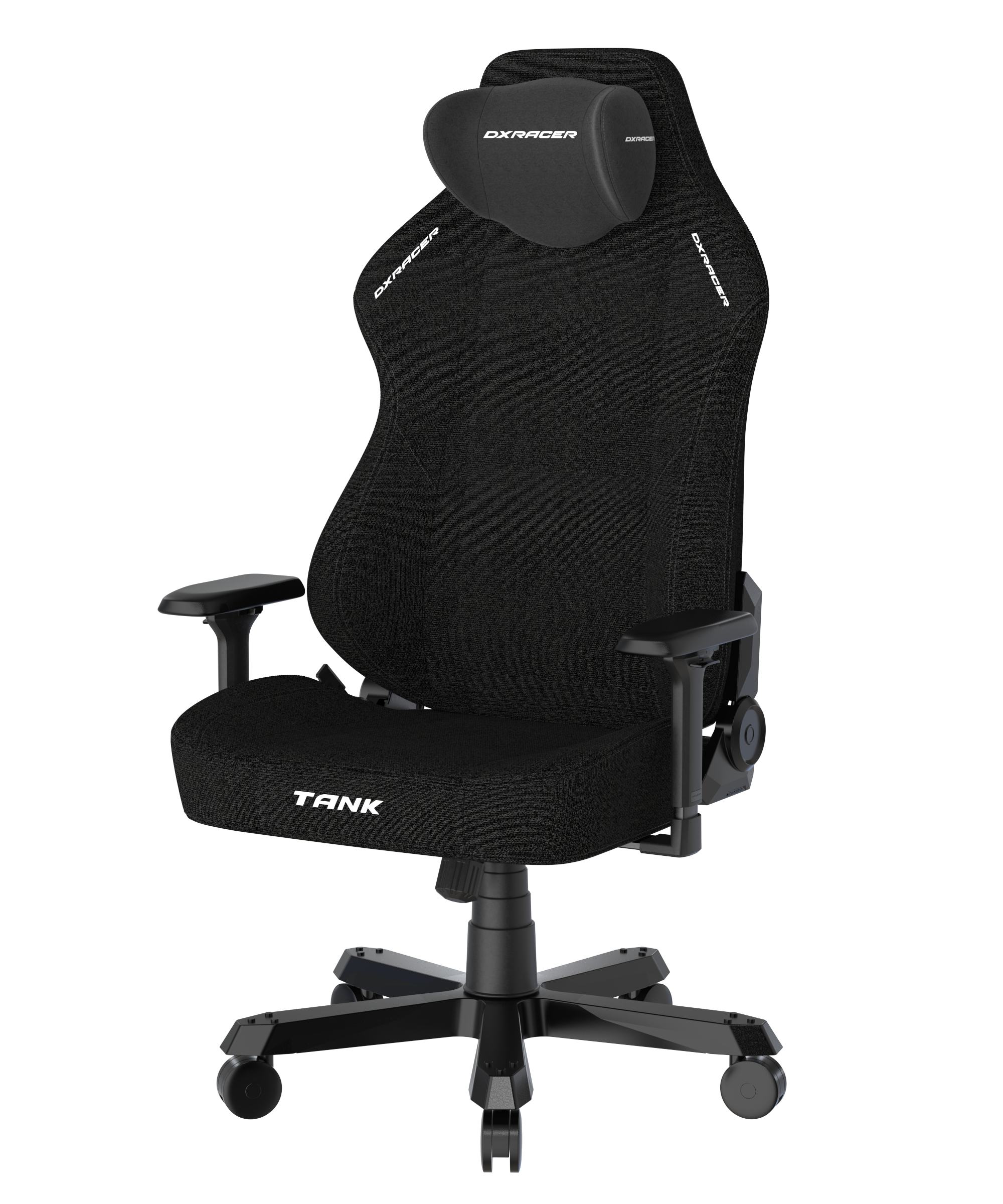 DXRacer XXL Büro- & Gaming Stuhl, TANK Serie-TK, 180 kg, Schwarz, Stoff / B-Ware