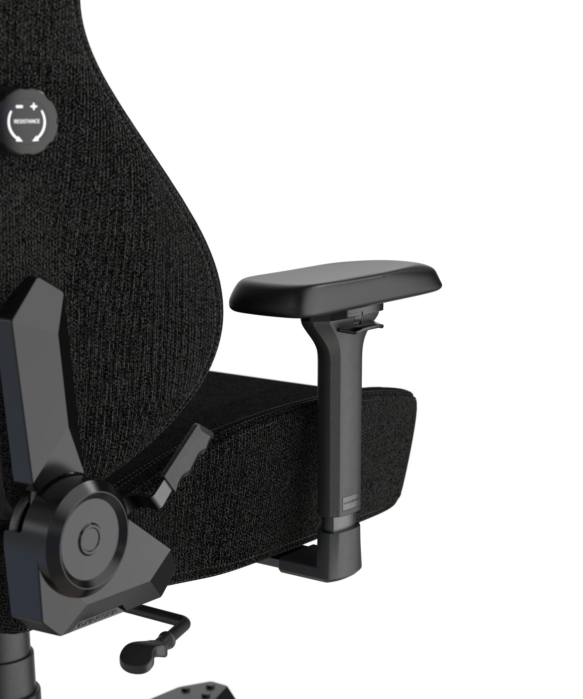 DXRacer XXL Büro- & Gaming Stuhl, TANK Serie-TK, 180 kg, Schwarz, Stoff / B-Ware