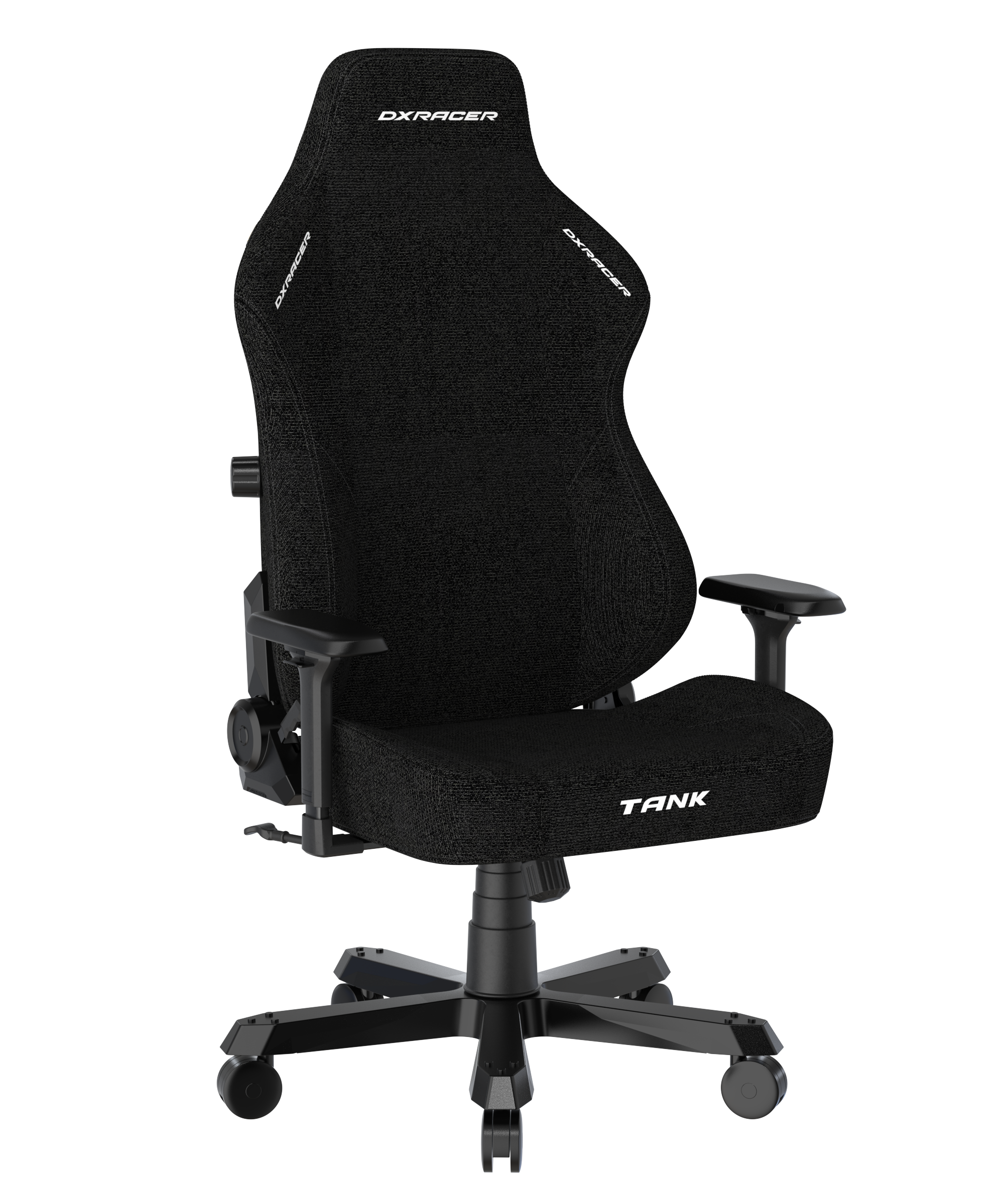 DXRacer XXL Büro- & Gaming Stuhl, TANK Serie-TK, 180 kg, Schwarz, Stoff / B-Ware