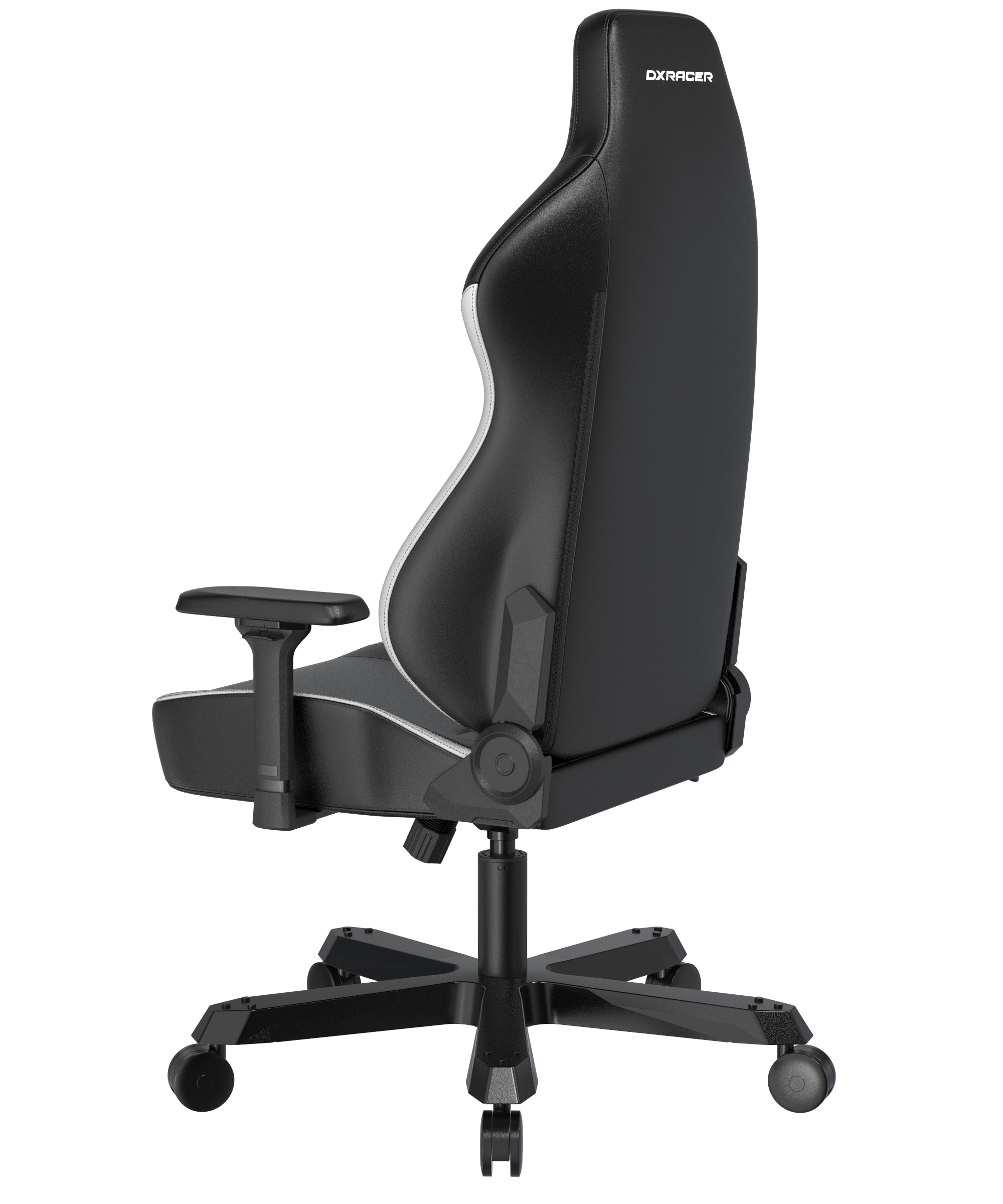 DXRacer XXL Büro- & Gaming Stuhl, TANK Serie-TM, 180 kg, Schwarz-Weiß, Kunstleder / B-Ware