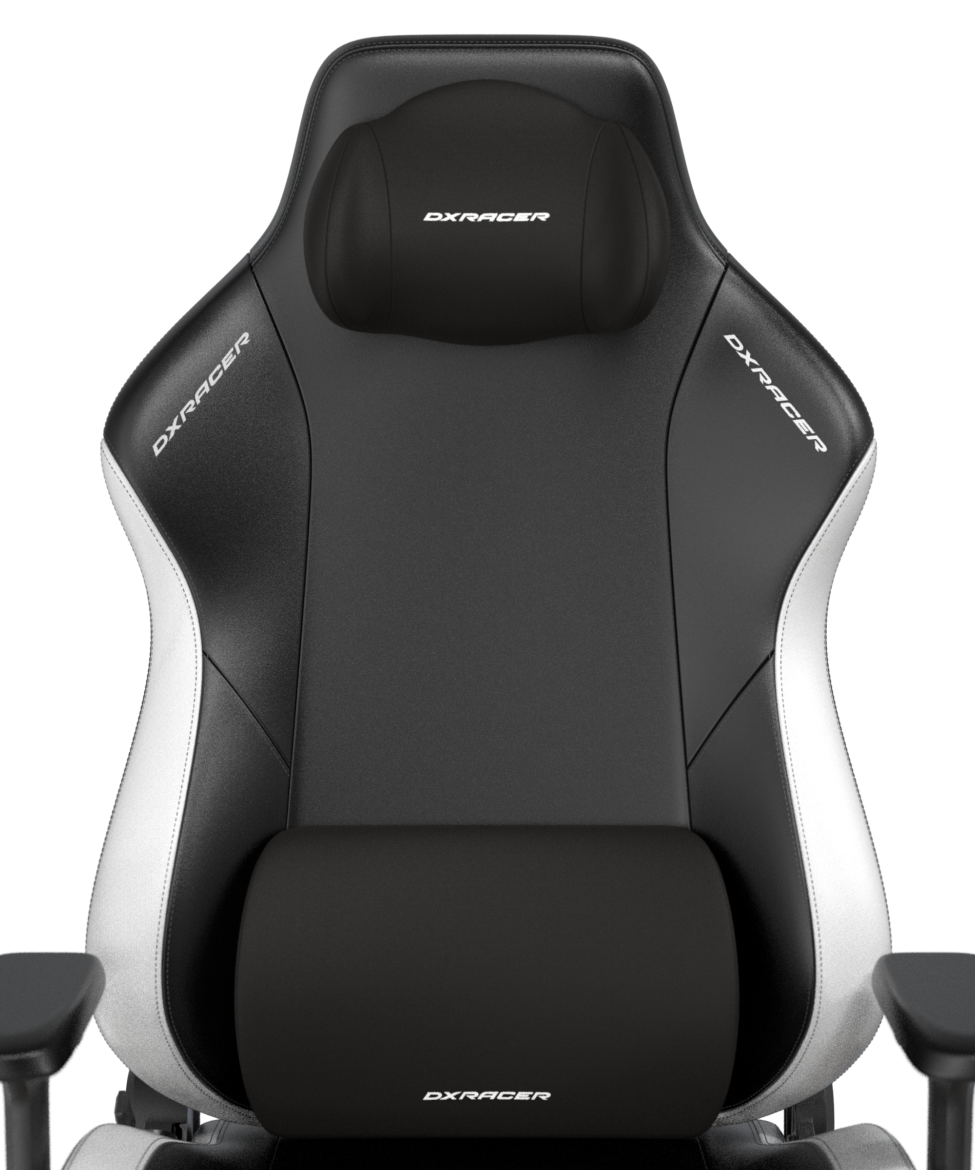 DXRacer XXL Büro- & Gaming Stuhl, TANK Serie-TM, 180 kg, Schwarz-Weiß, Kunstleder / B-Ware