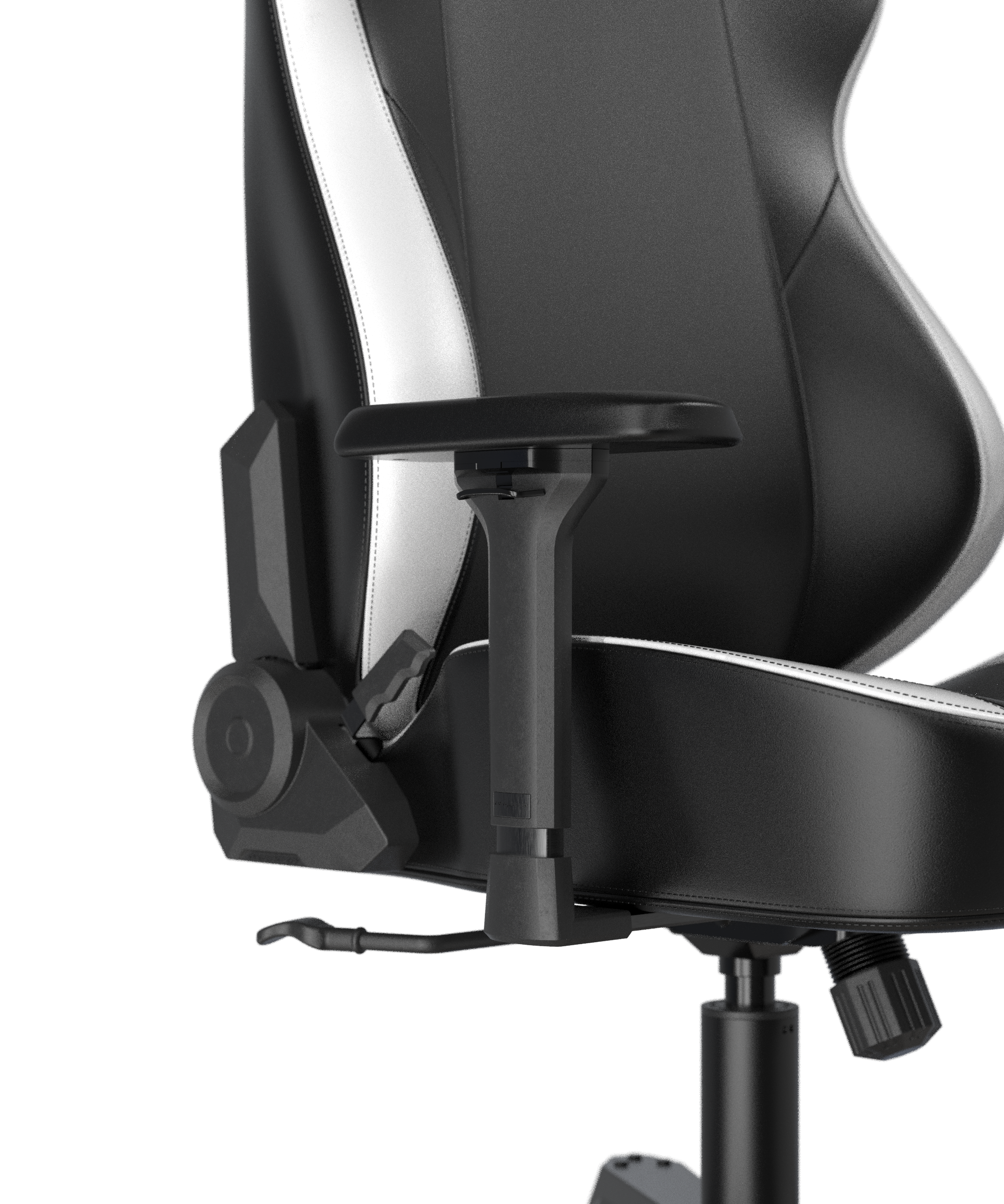 DXRacer XXL Büro- & Gaming Stuhl, TANK Serie-TM, 180 kg, Schwarz-Weiß, Kunstleder / B-Ware