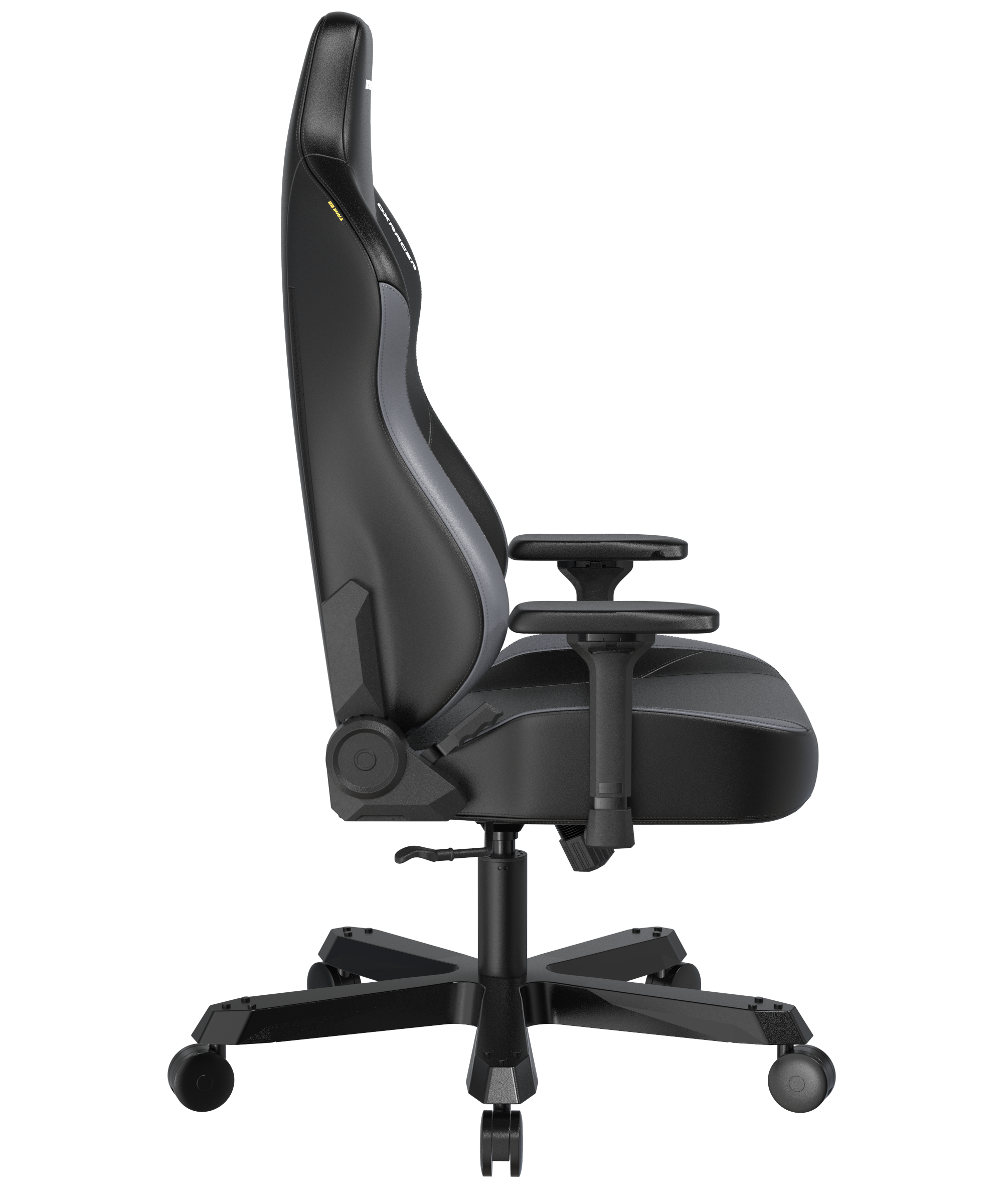 DXRacer XXL Büro- & Gaming Stuhl, TANK Serie-TM, 180 kg, Schwarz-Grau, Kunstleder / B-Ware