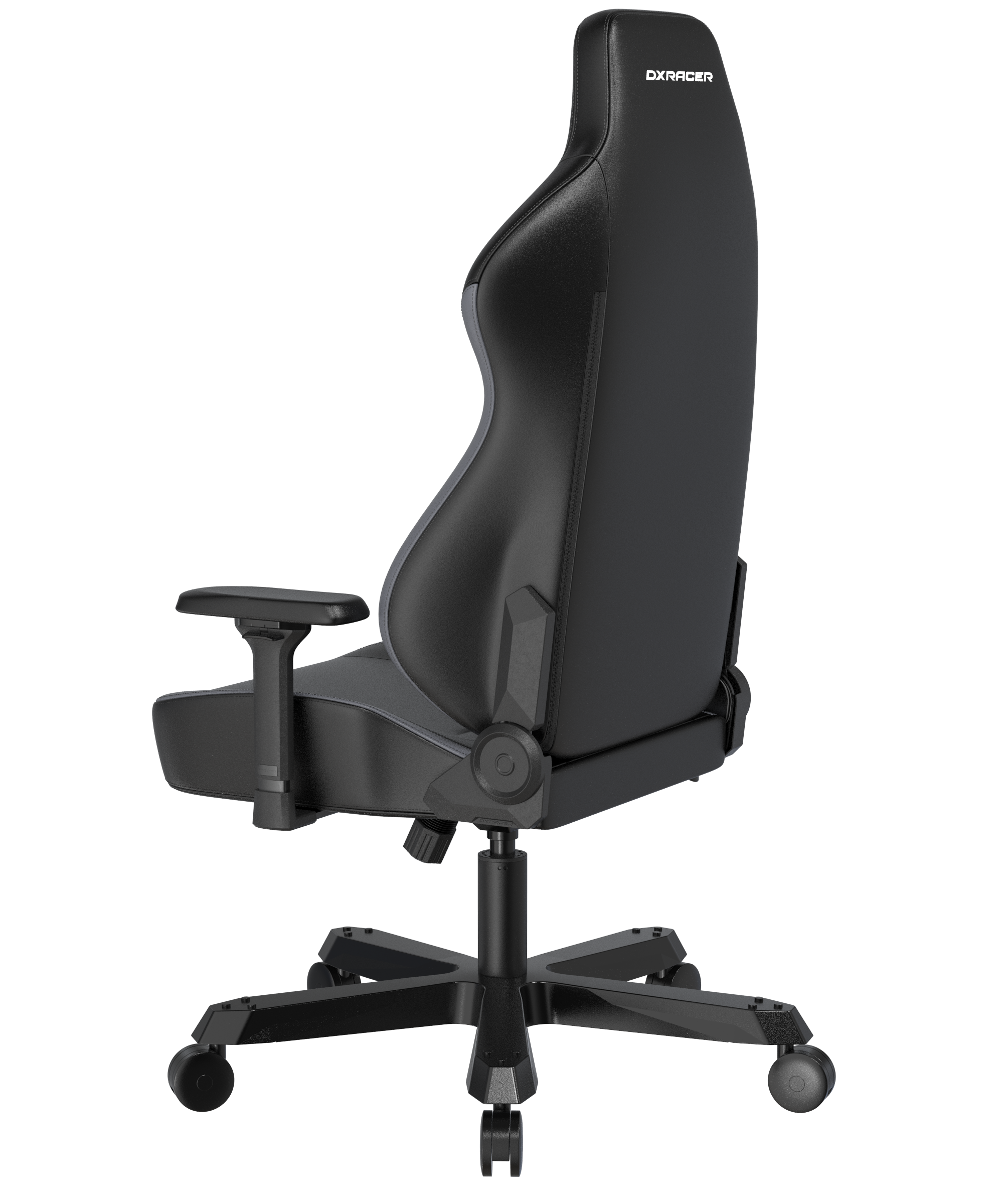 DXRacer XXL Büro- & Gaming Stuhl, TANK Serie-TM, 180 kg, Schwarz-Grau, Kunstleder / B-Ware