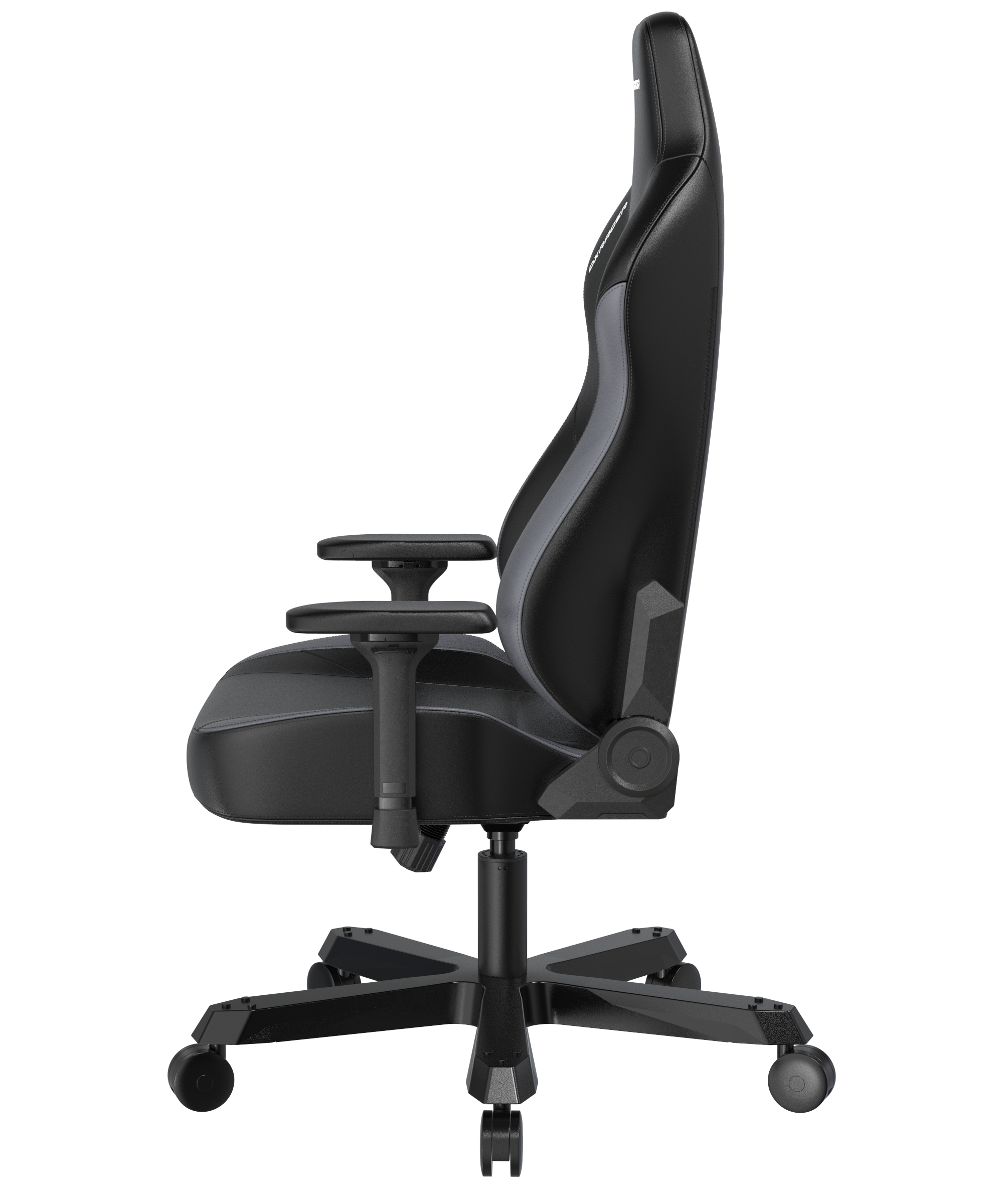 DXRacer XXL Büro- & Gaming Stuhl, TANK Serie-TM, 180 kg, Schwarz-Grau, Kunstleder / B-Ware