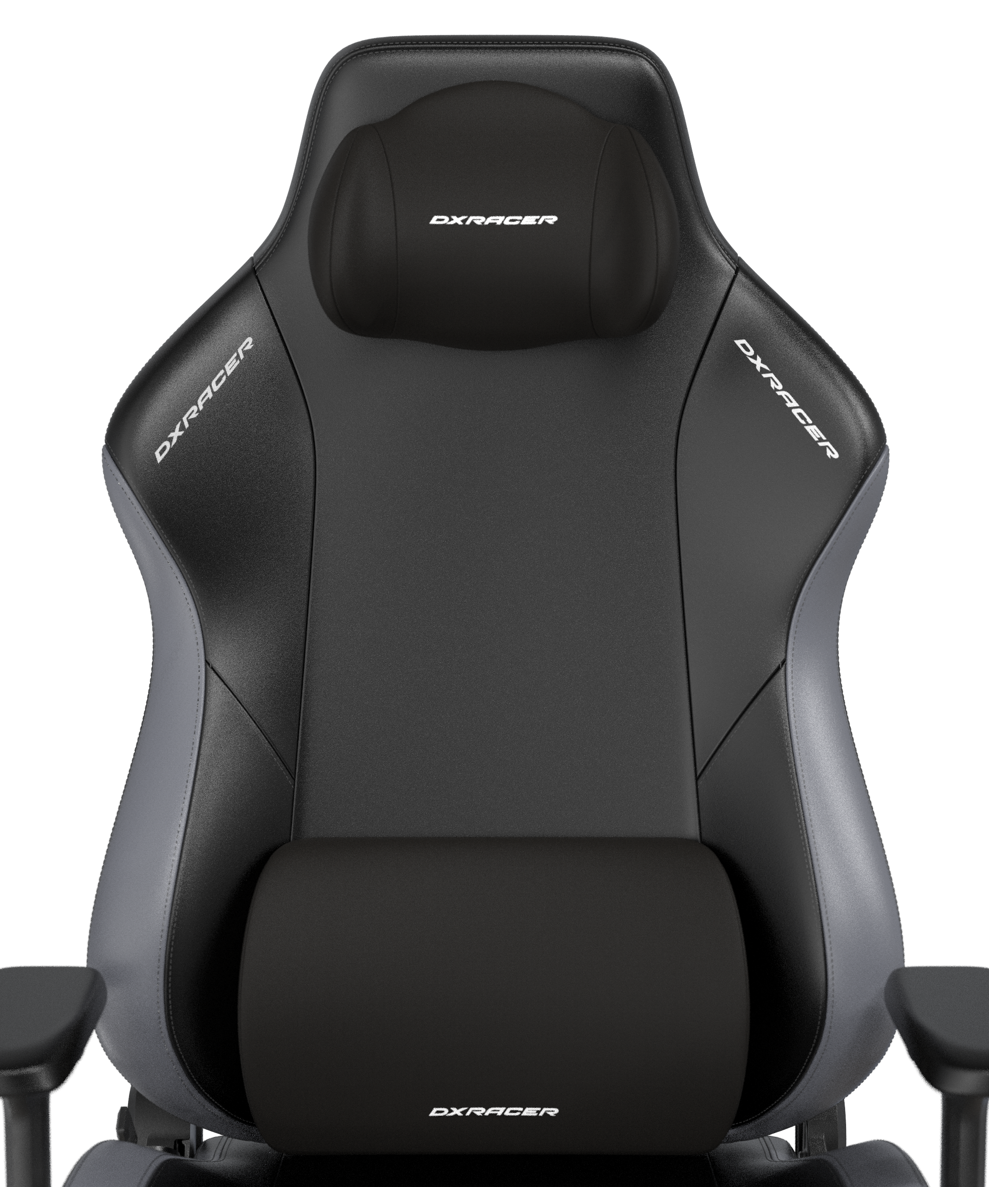 DXRacer XXL Büro- & Gaming Stuhl, TANK Serie-TM, 180 kg, Schwarz-Grau, Kunstleder / B-Ware
