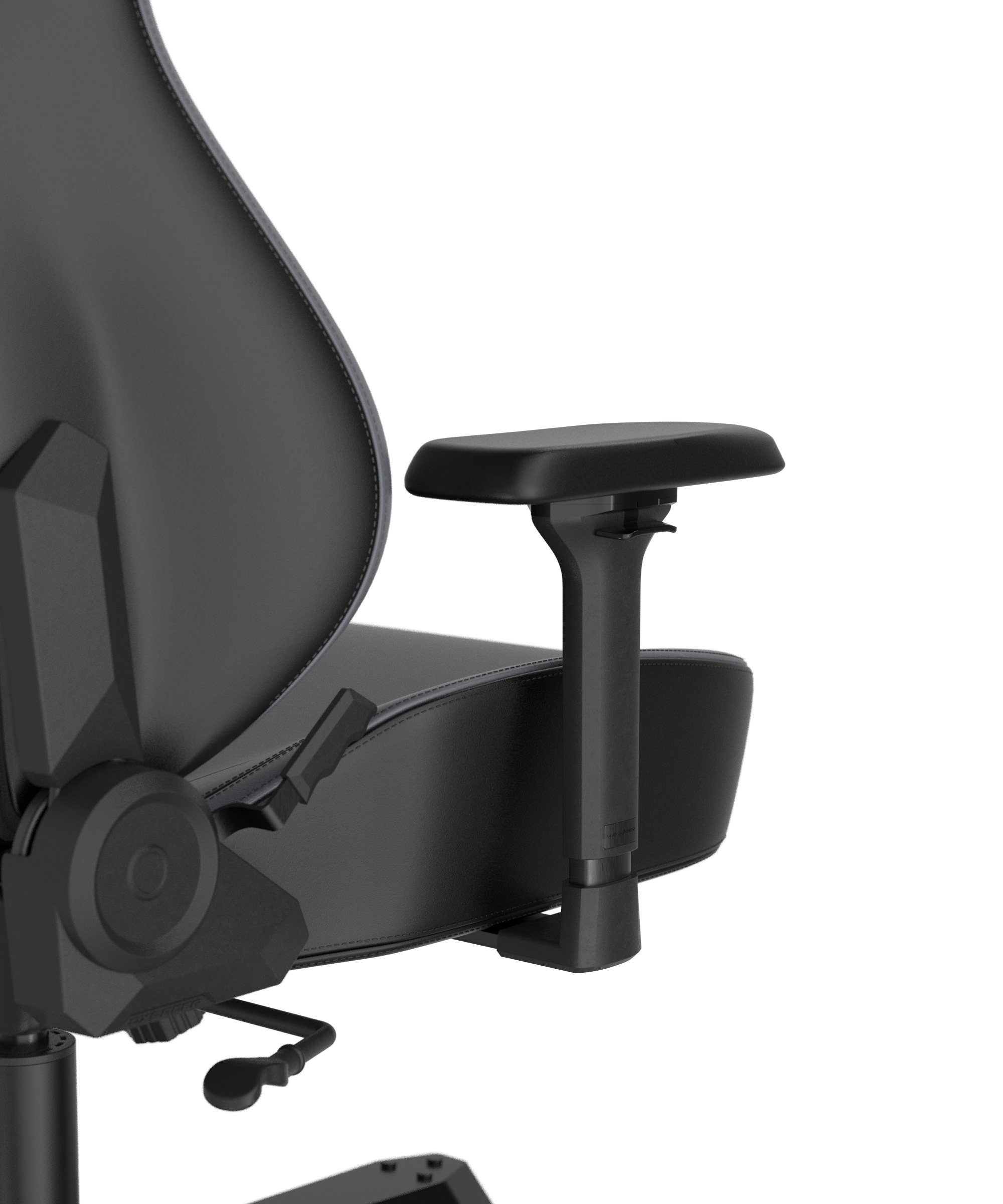 DXRacer XXL Büro- & Gaming Stuhl, TANK Serie-TM, 180 kg, Schwarz-Grau, Kunstleder / B-Ware