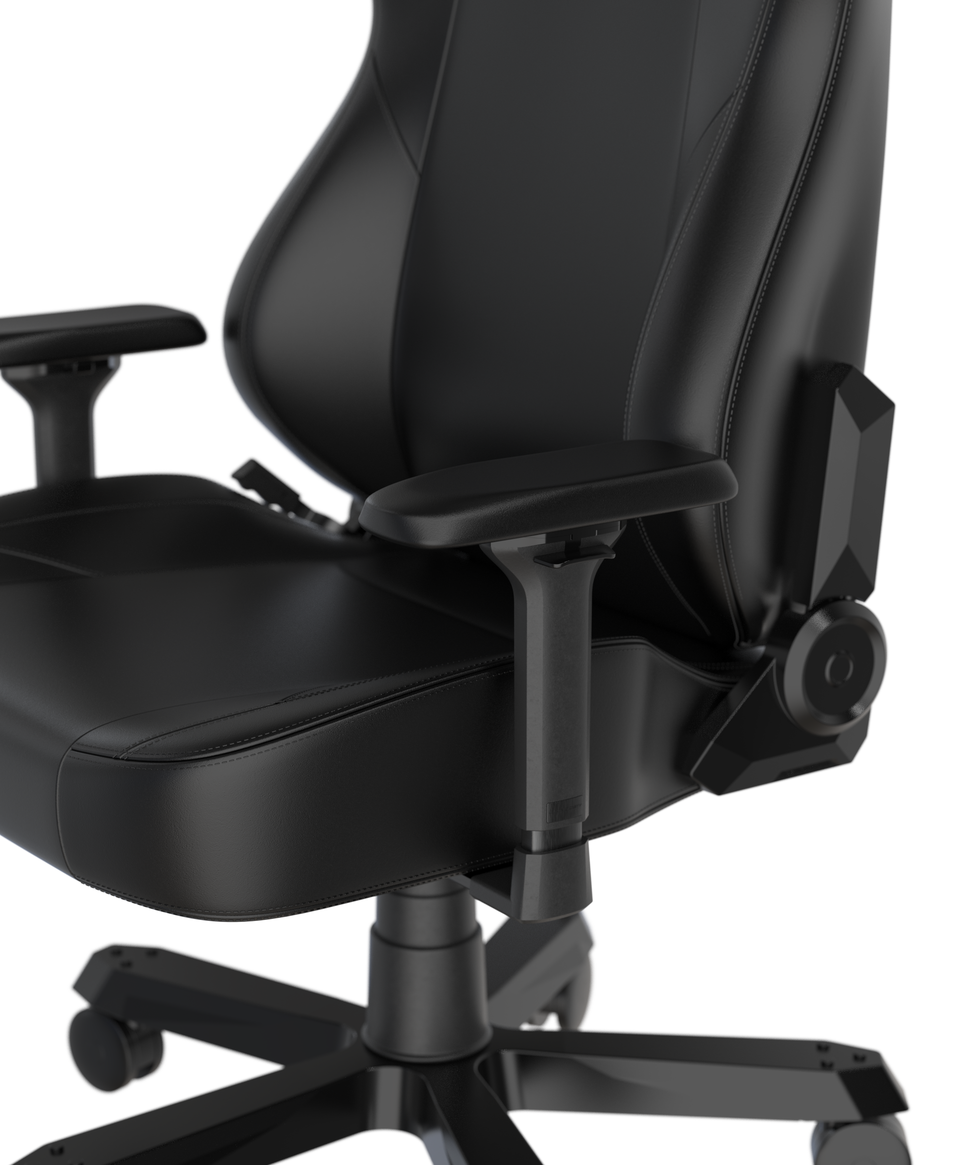 DXRacer XXL Büro- & Gaming Stuhl, TANK Serie-TK, 180 kg, Schwarz, Kunstleder