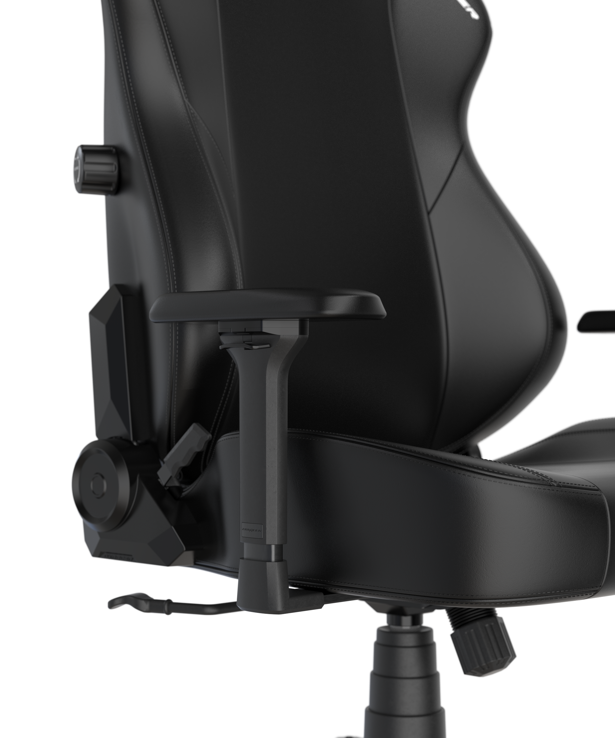 DXRacer XXL Büro- & Gaming Stuhl, TANK Serie-TK, 180 kg, Schwarz, Kunstleder