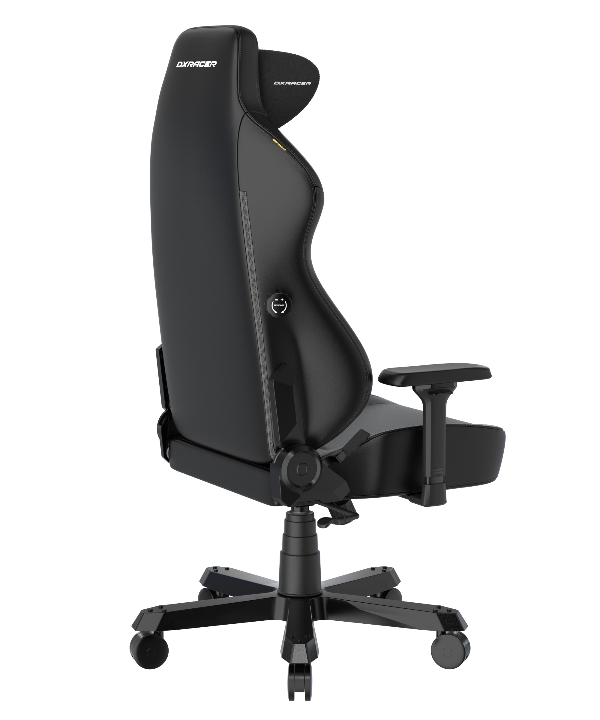 DXRacer XXL Büro- & Gaming Stuhl, TANK Serie-TK, 180 kg, Schwarz, Kunstleder