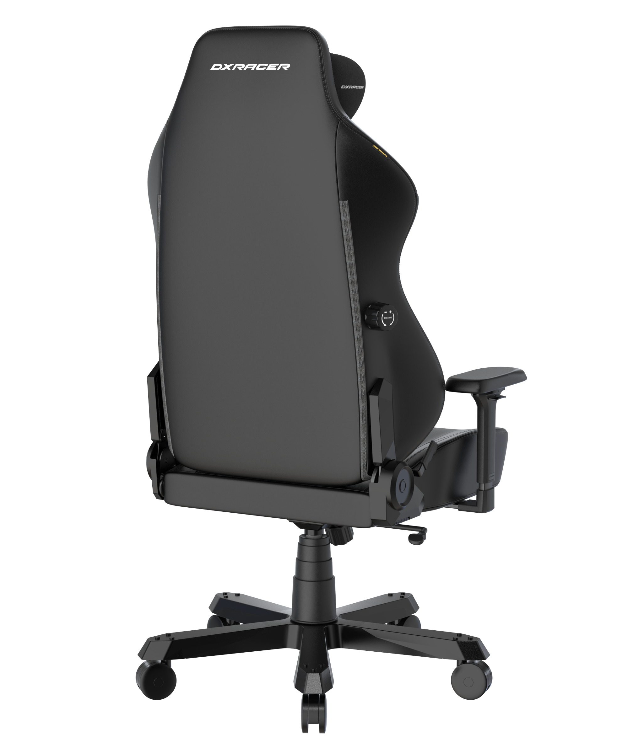 DXRacer XXL Büro- & Gaming Stuhl, TANK Serie-TK, 180 kg, Schwarz, Kunstleder