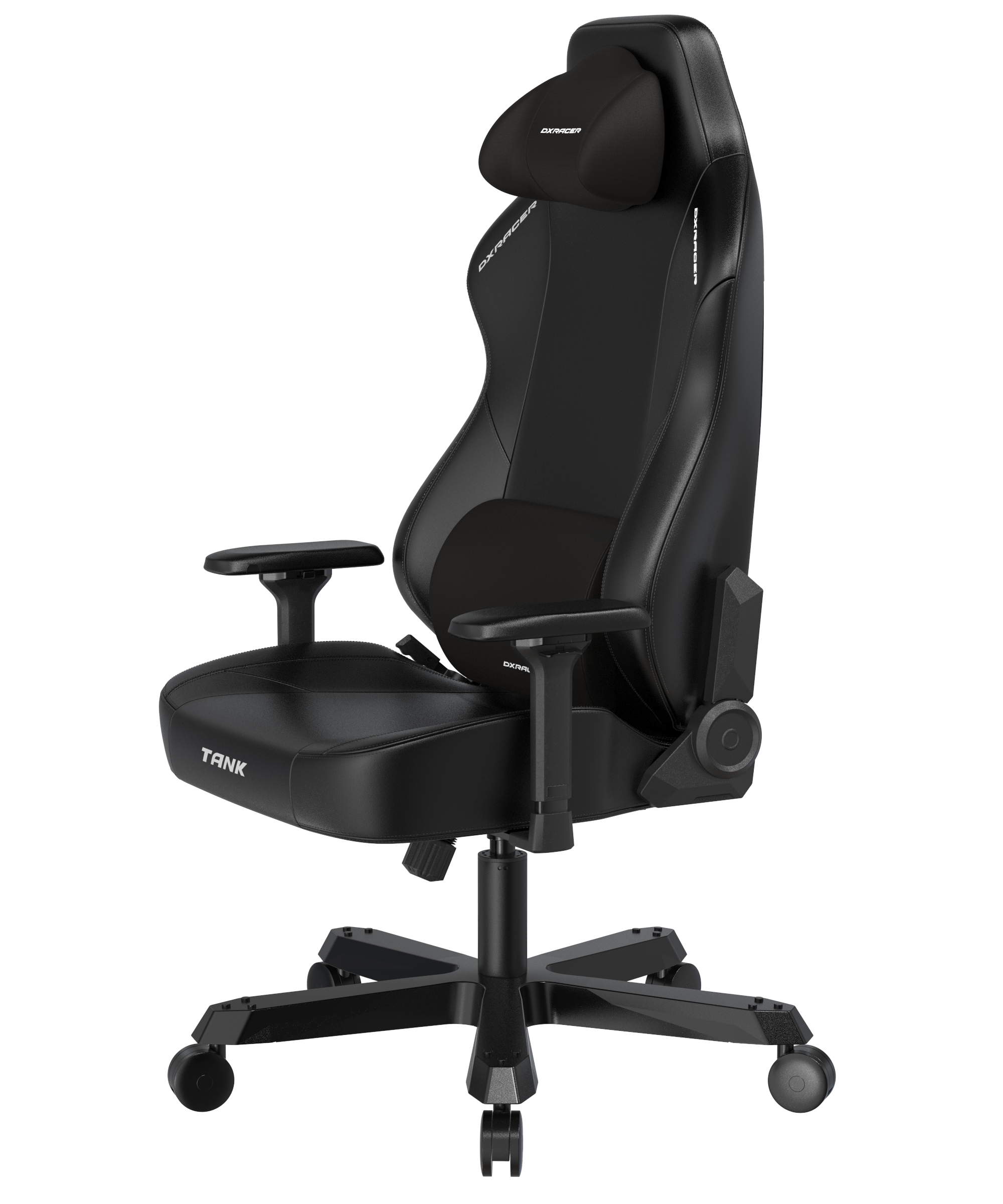 DXRacer XXL Büro- & Gaming Stuhl, TANK Serie-TM, 180 kg, Schwarz, Kunstleder
