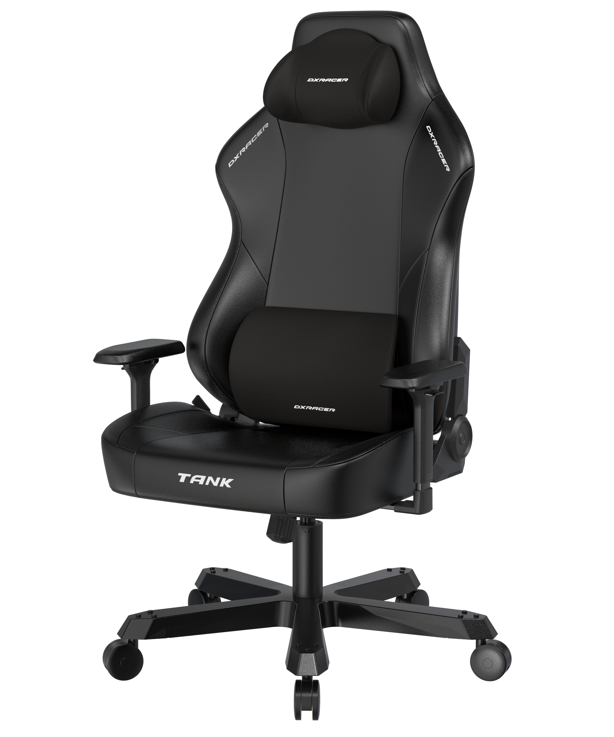 DXRacer XXL Büro- & Gaming Stuhl, TANK Serie-TM, 180 kg, Schwarz, Kunstleder