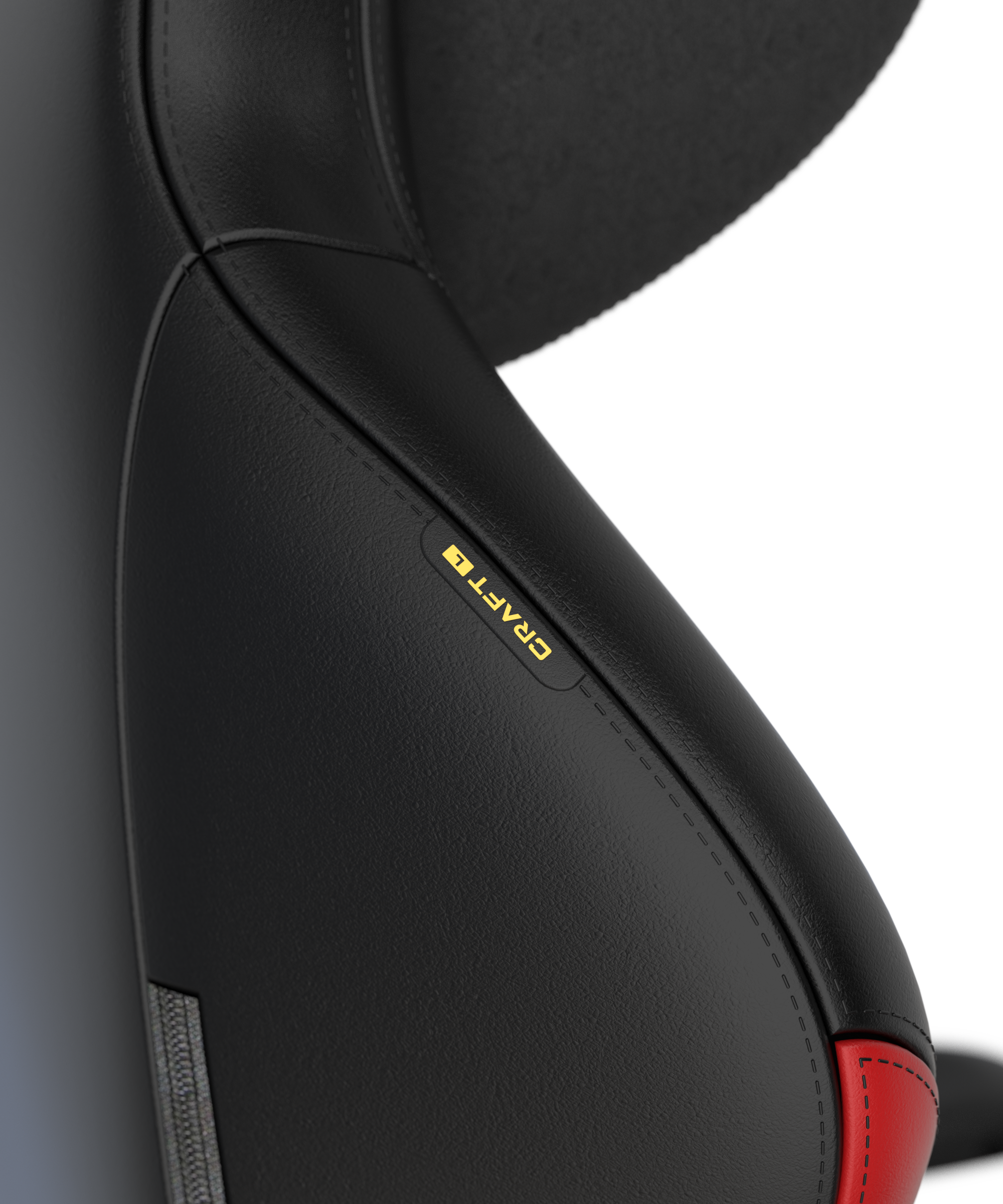 DXRacer CRAFT Serie, Regular L, schwarz-rot / B-Ware UVP 549€