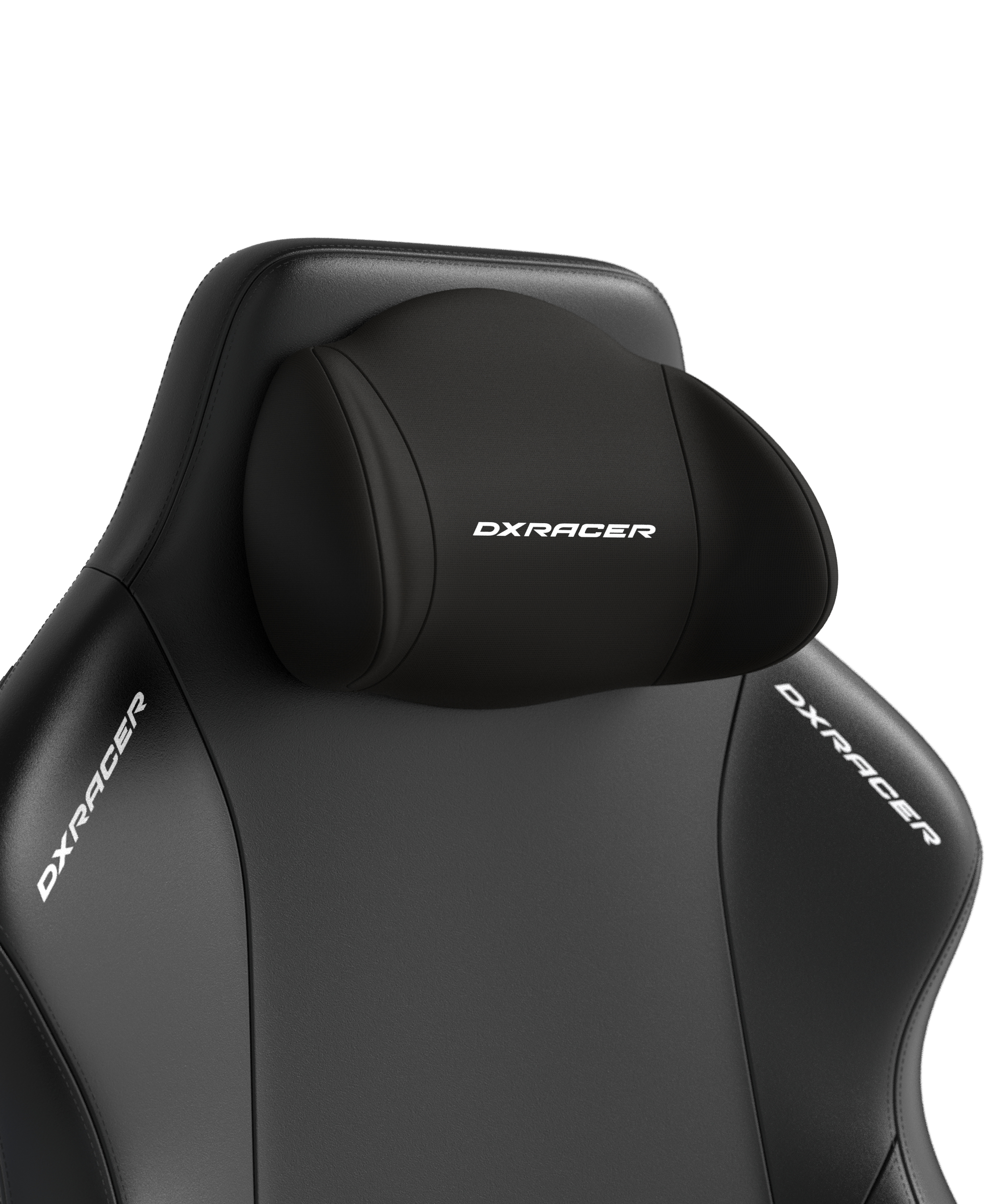 DXRacer Craft Serie L Gaming Stuhl ergonomisch, Bürostuhl Chefsessel, Kunstleder, höhenverstellbar, verstellbare Armlehnen, schwarz