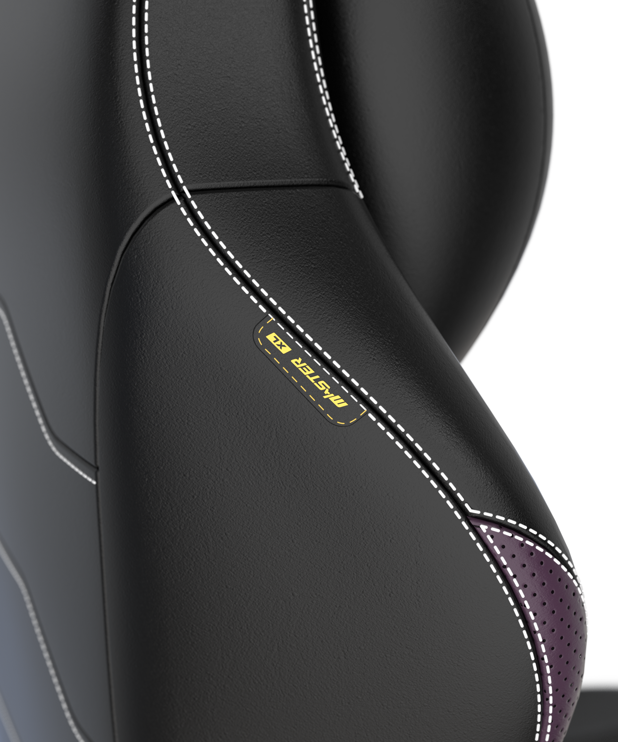 DXRacer MASTER Serie, schwarz-violett / A-Ware