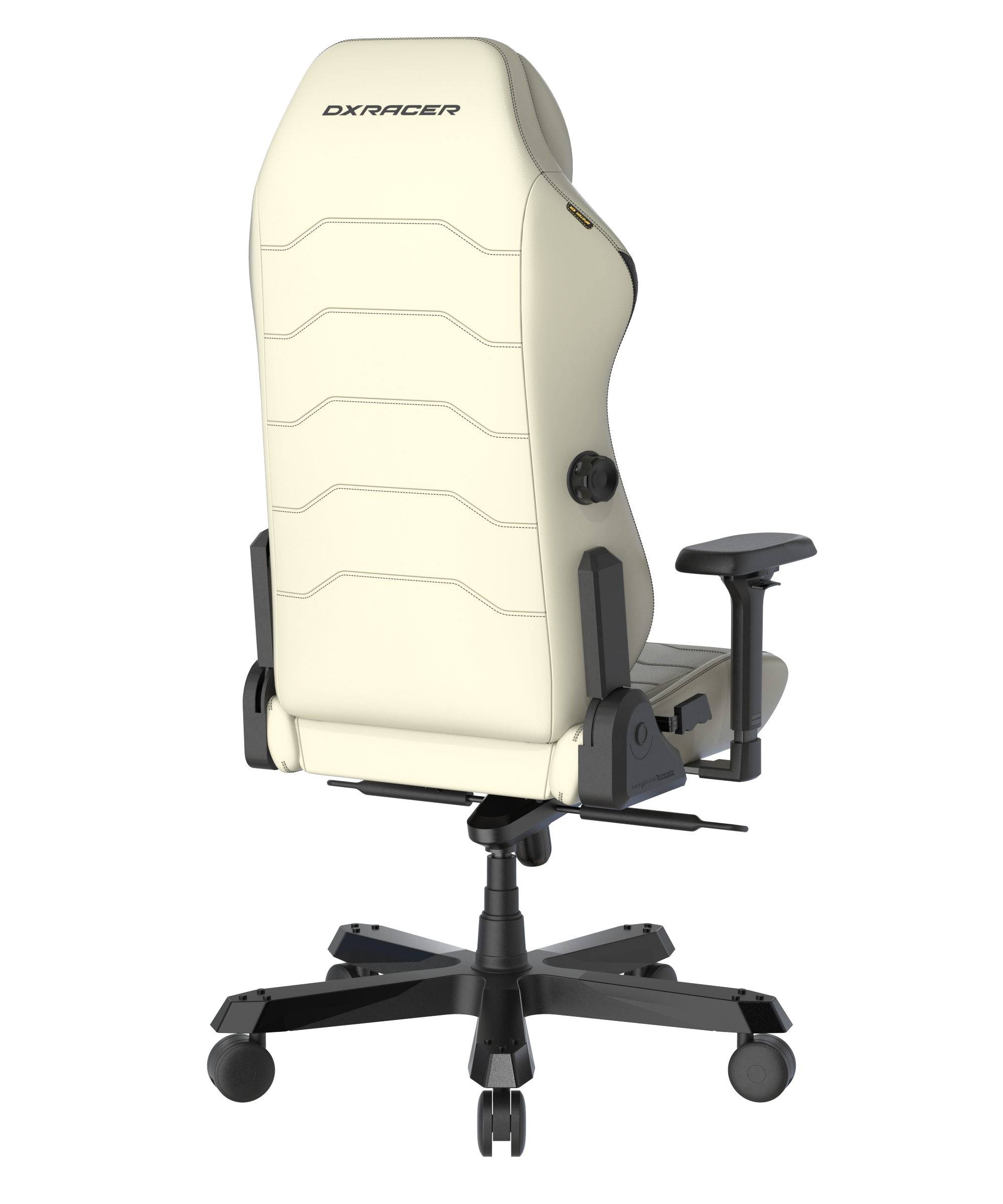 DXRacer Büro- & Gaming Stuhl, Master Serie, schwarz-weiß (Ecru), Kunstleder