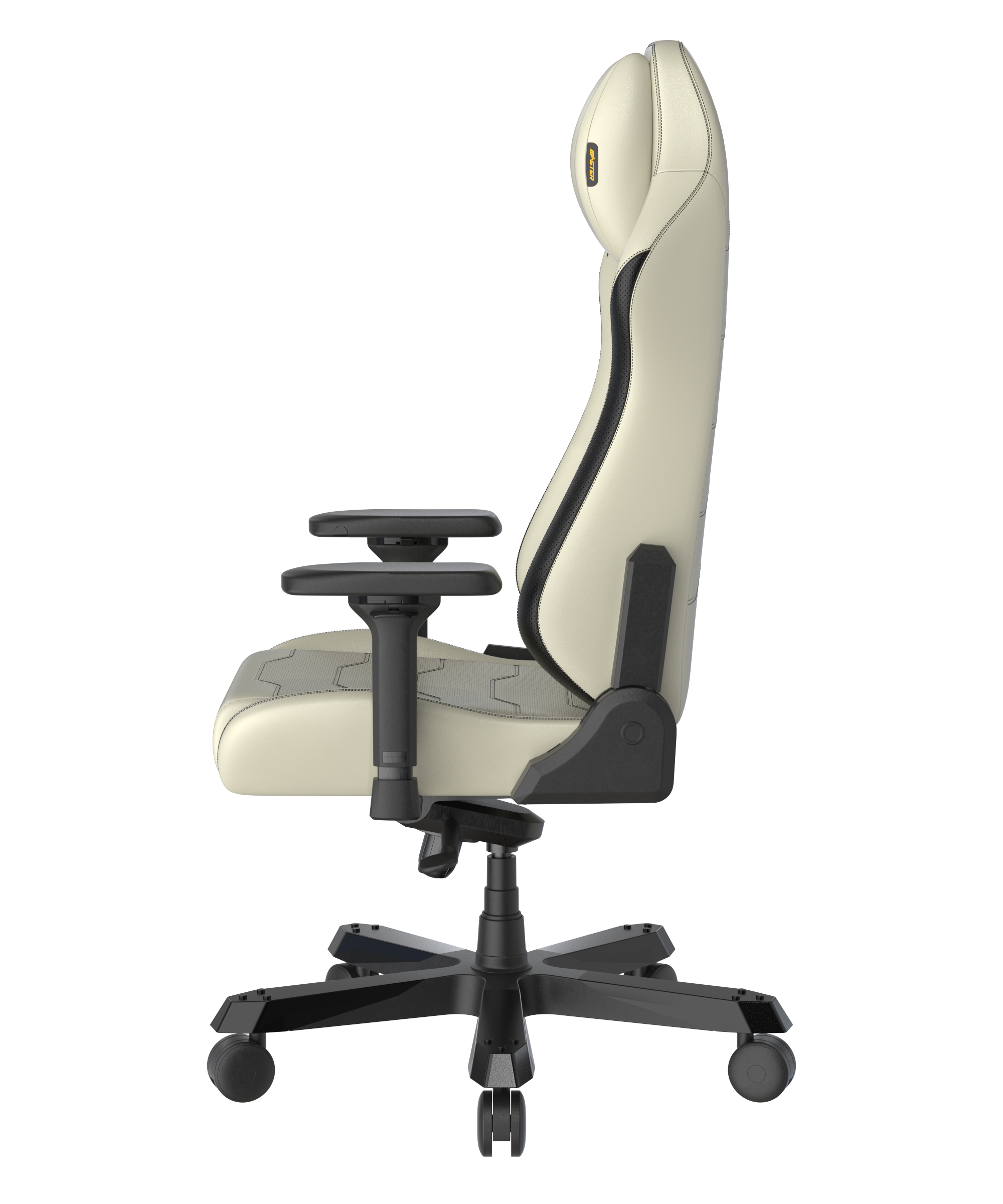 DXRacer Büro- & Gaming Stuhl, Master Serie, schwarz-weiß (Ecru), Kunstleder