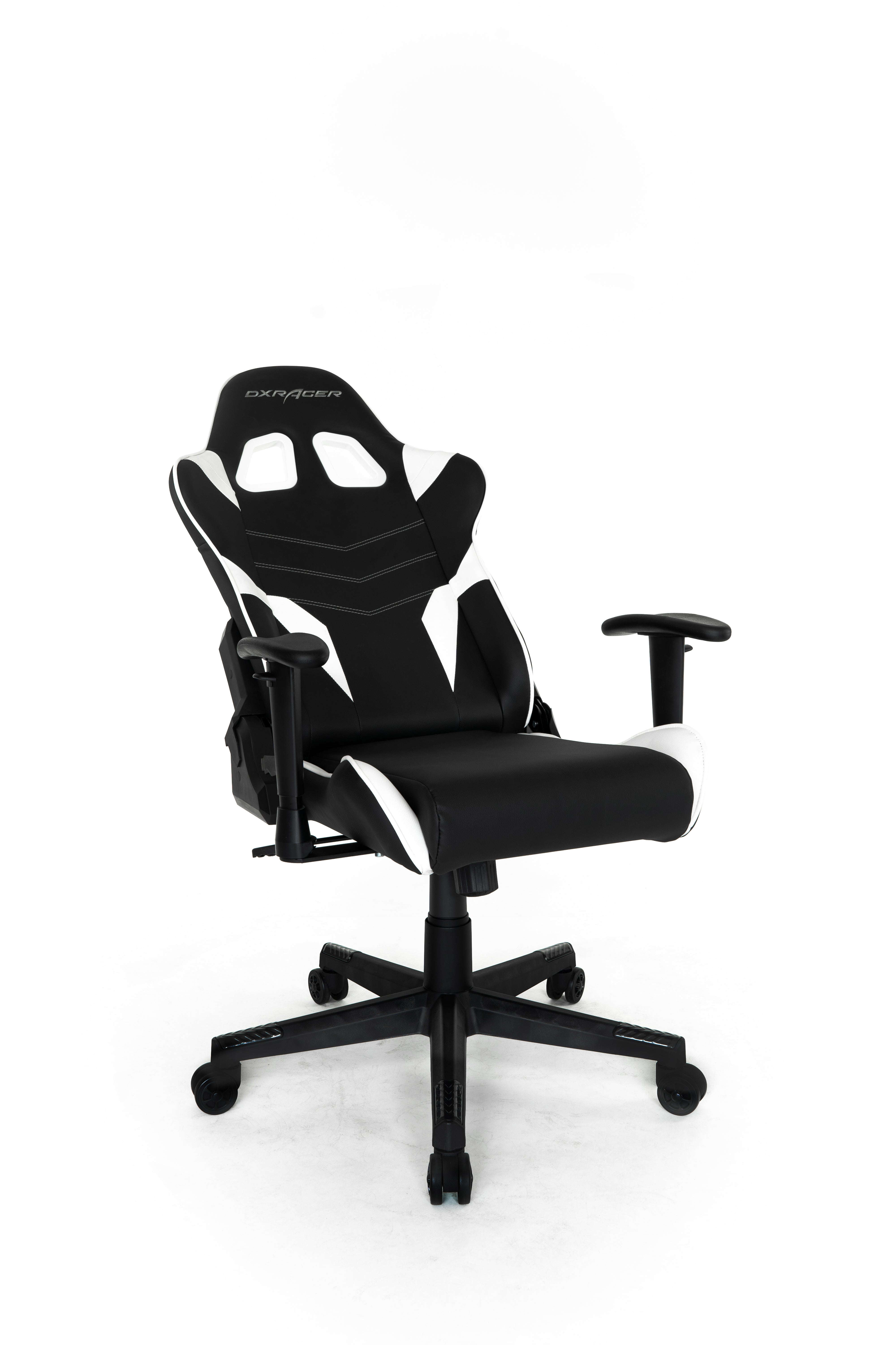 DXRacer Büro- & Gaming Stuhl, PRINCE Serie, schwarz-weiß, Kunstleder / B-Ware