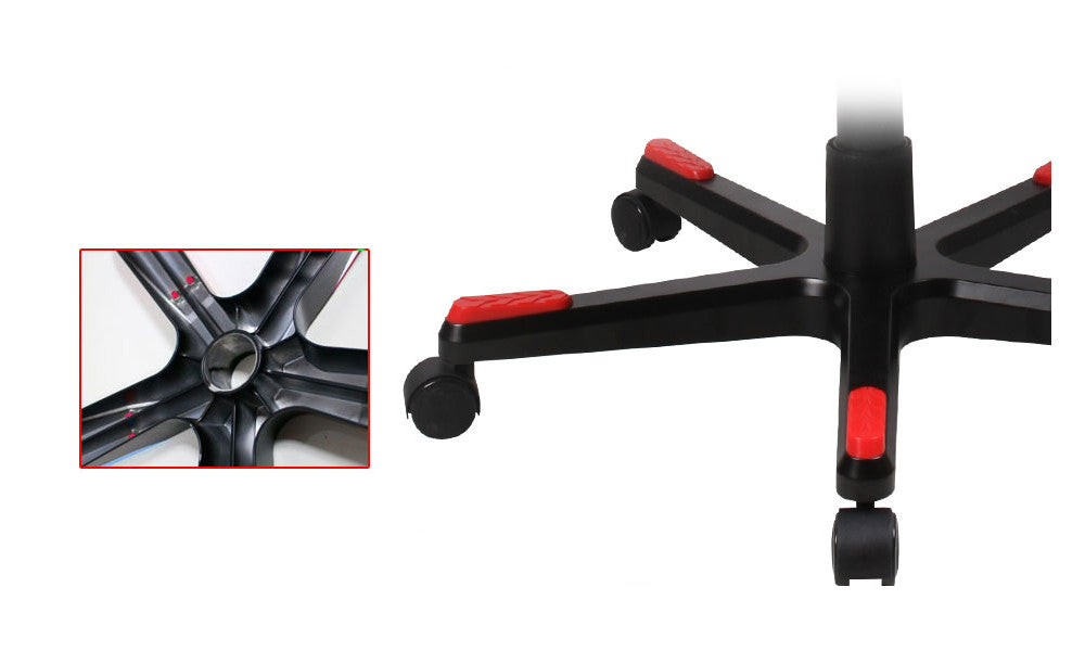 DXRacer Büro- & Gaming Stuhl, FORMULA Serie, schwarz-rot, Kunstleder / B-Ware UVP 289€